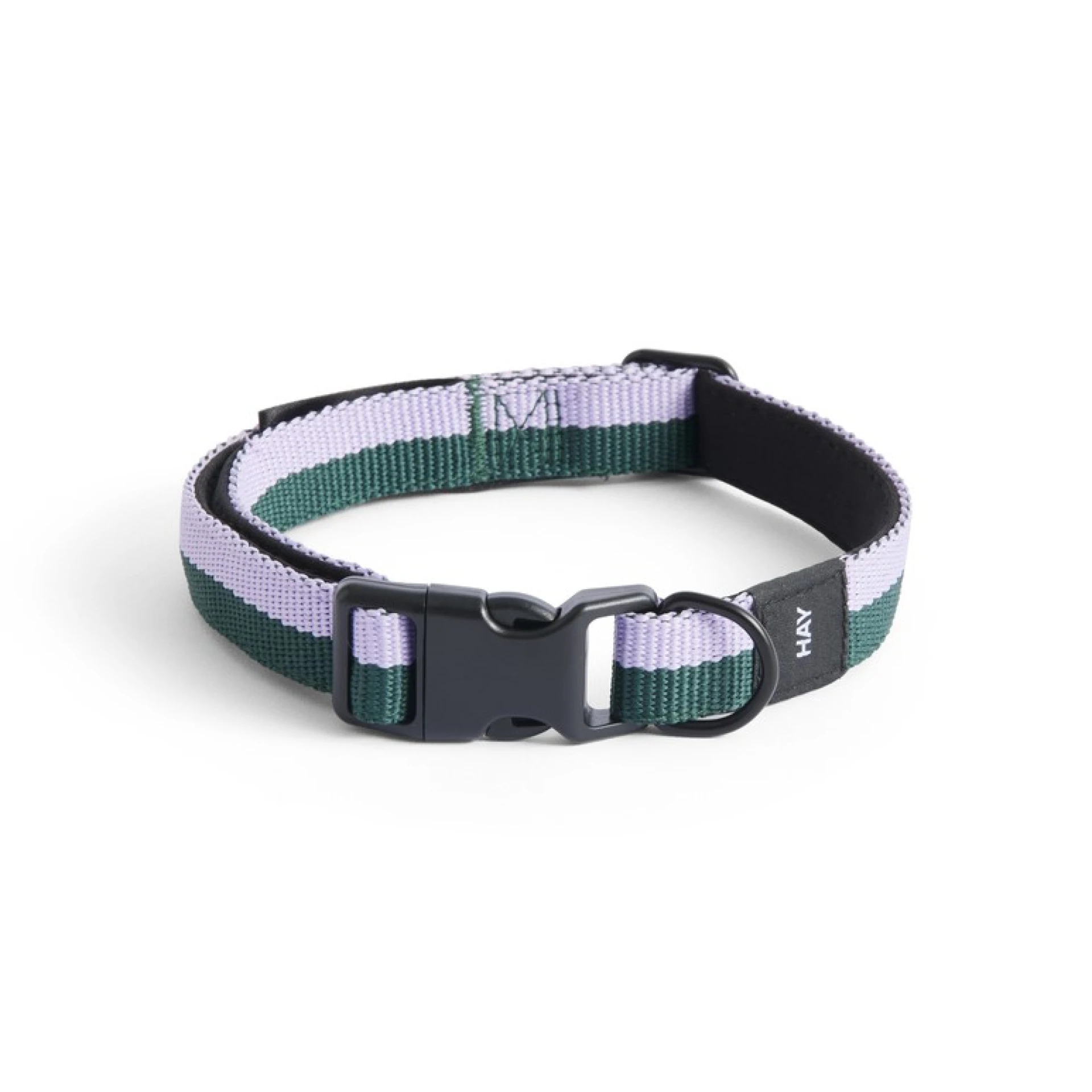 HAY Dogs Collar Flat S/M Lavender, green