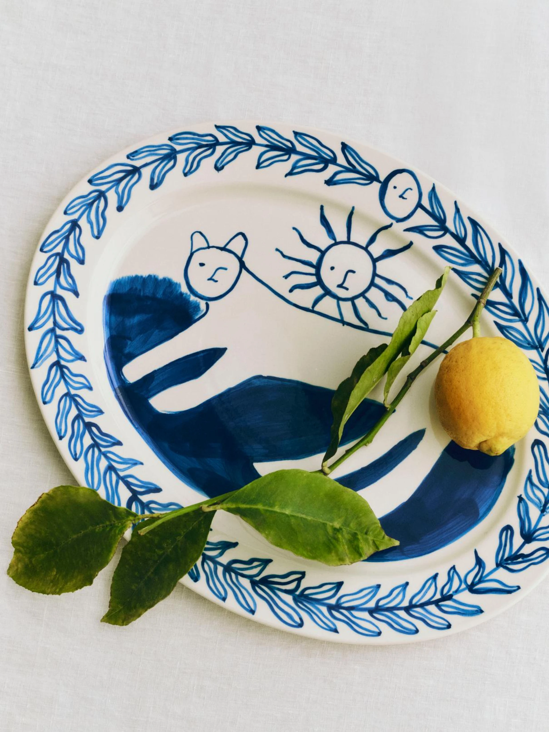 La Pittura Oval Serving Platter L36,5 Charlotte