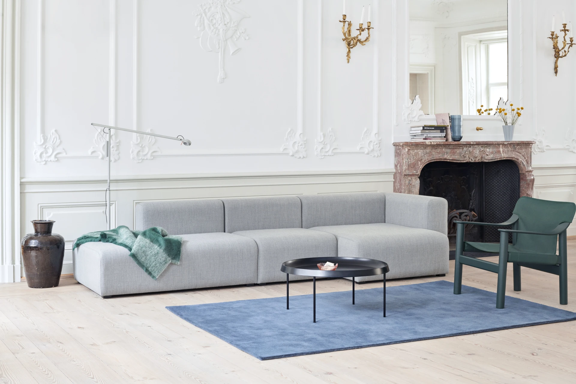 Raw Rug NO 2 170 x 240 Dark green