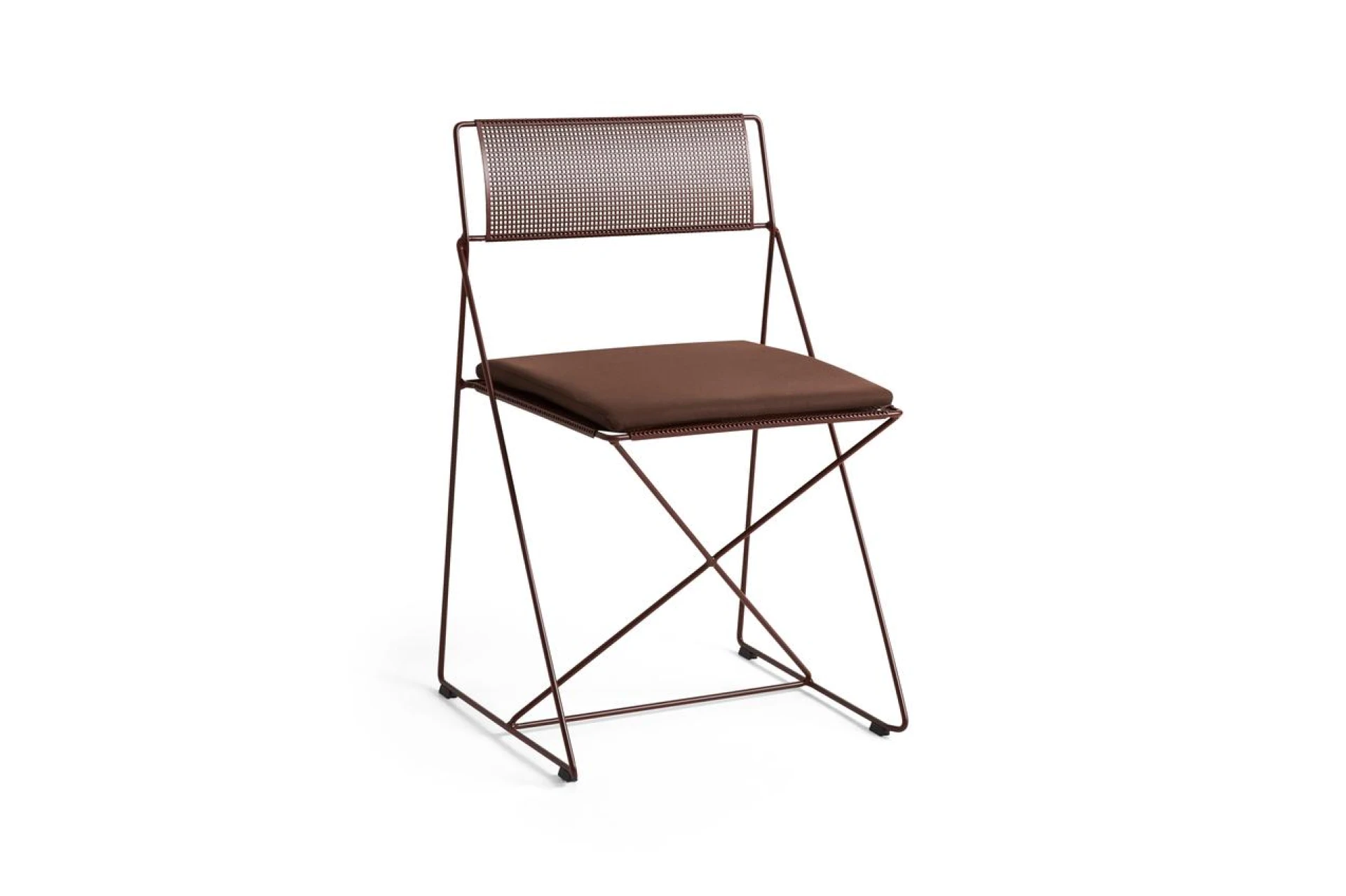 Seat Cushion for X-Line Chair Outdoor Iron red textile