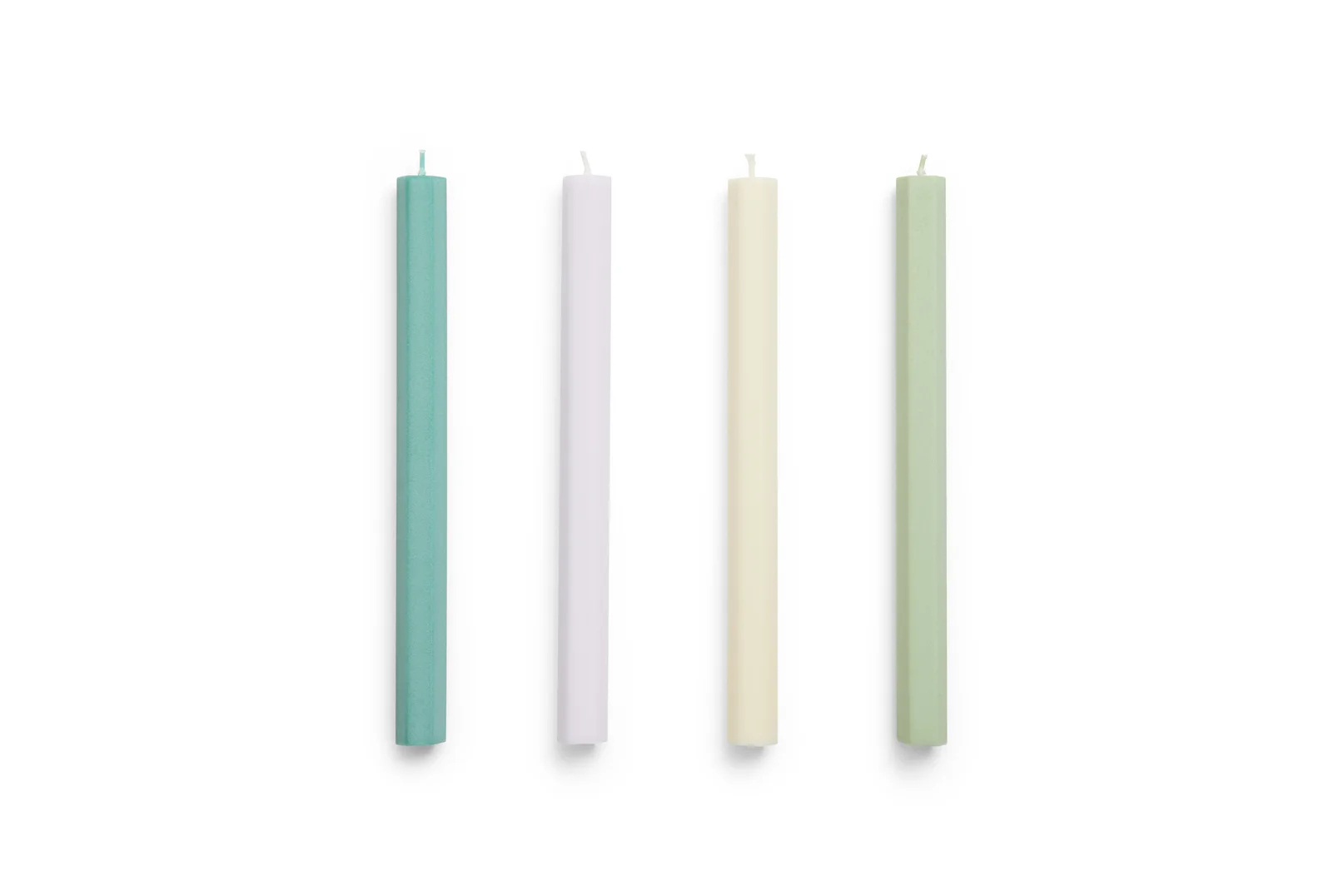 Hexagon Candle Pastel Set of 4