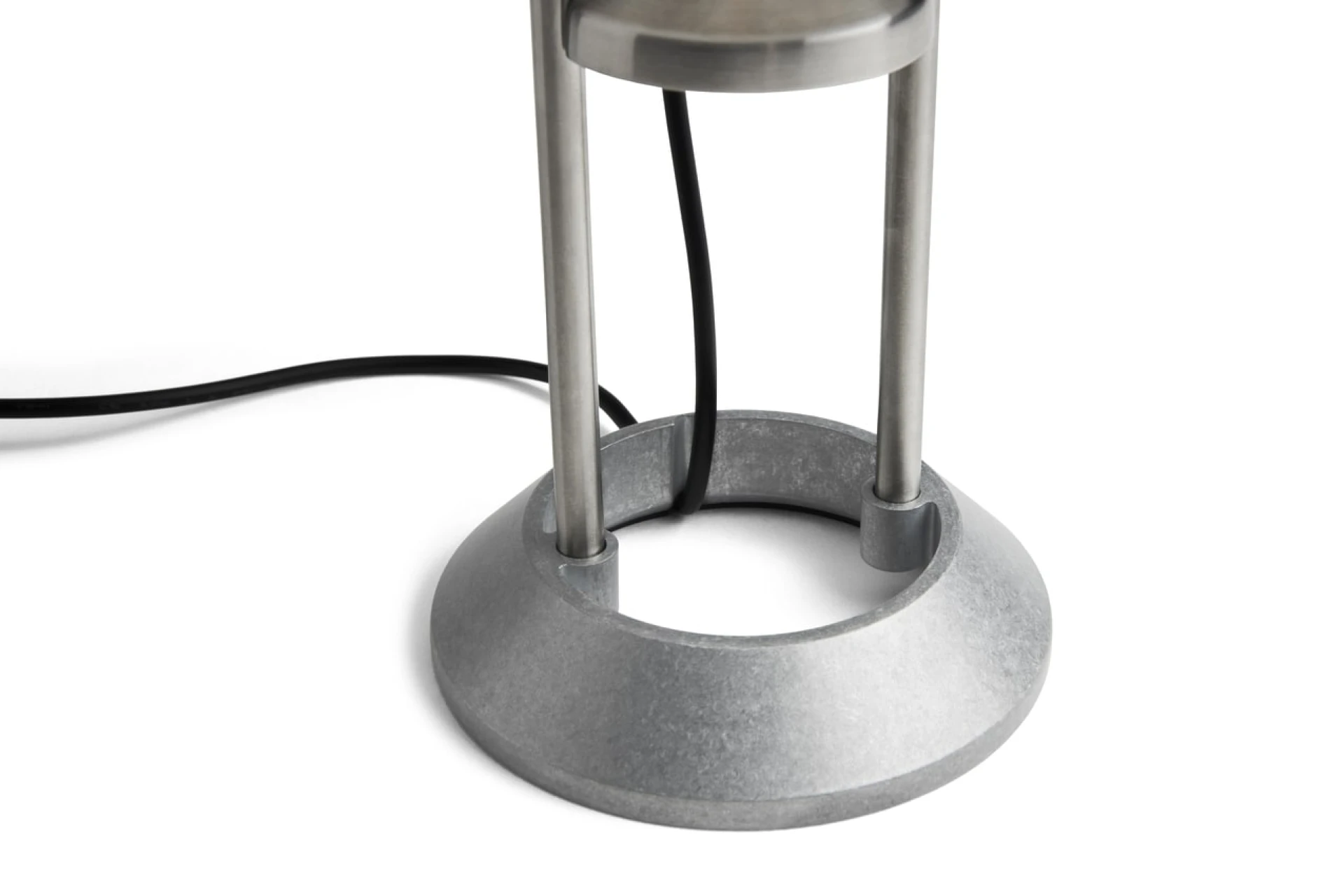 Mousqueton Portable Lamp Brushed stainless steel