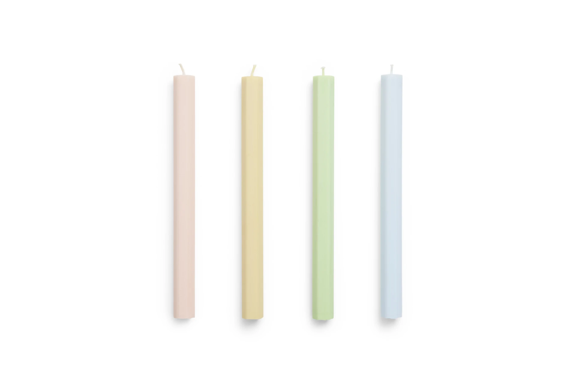 Hexagon Candle Fresh Set of 4 Hexagon Candle Fresh Set of 4