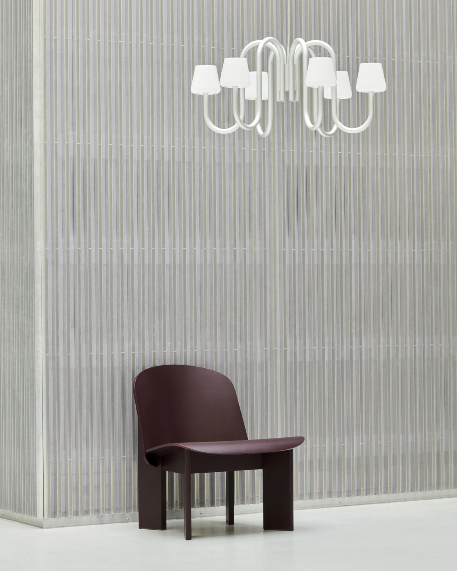 Apollo Chandelier 745 White opal glass