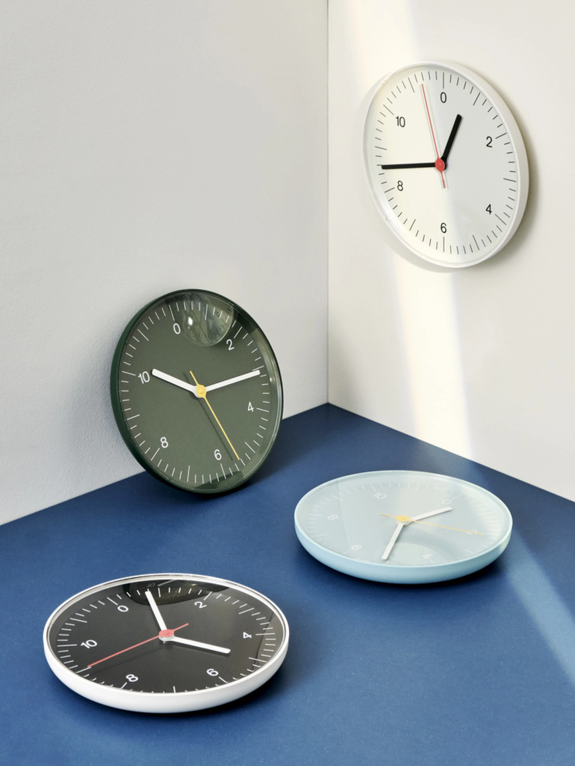 Wall Clock Blue