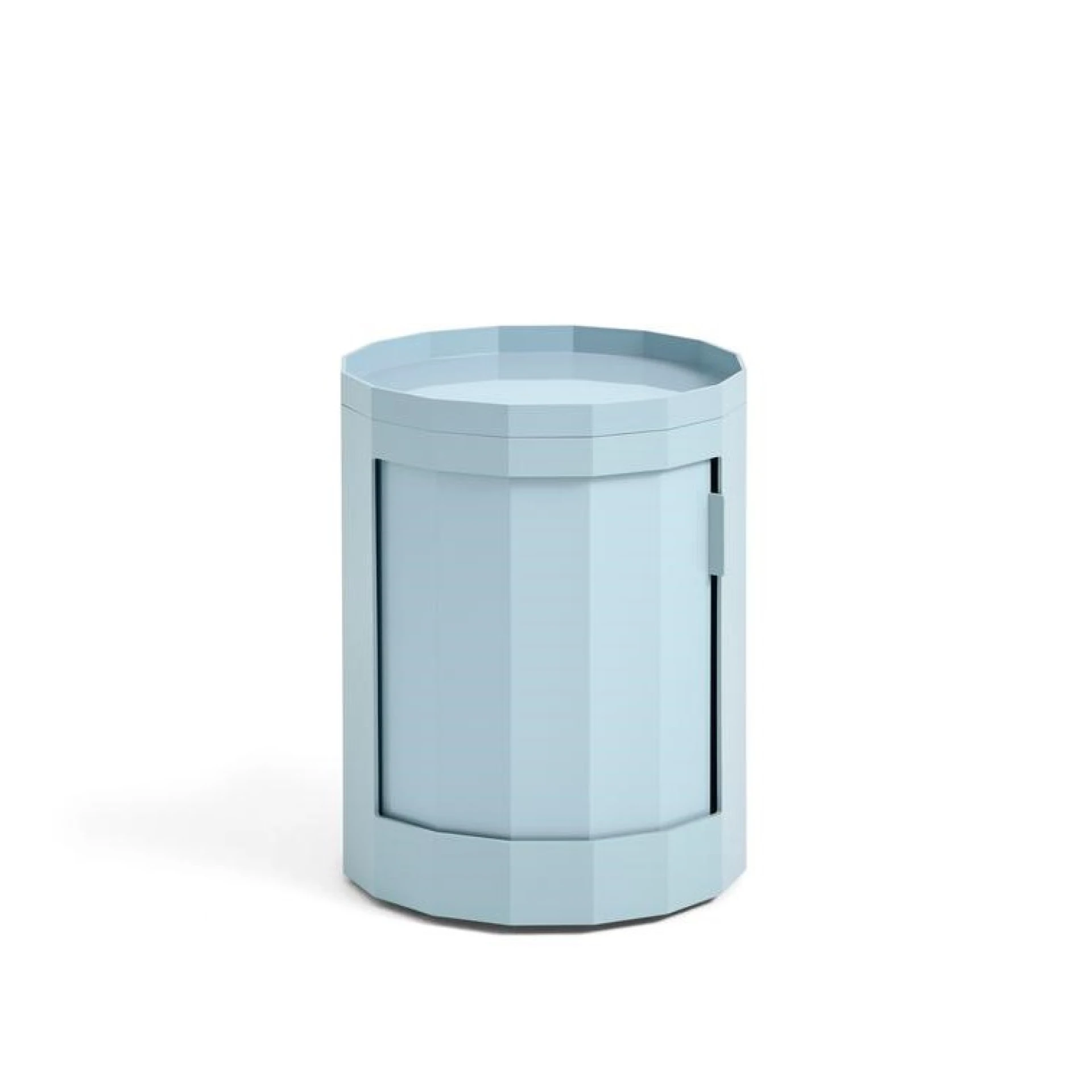 Facet Cabinet incl. feet and castors Low Misty blue
