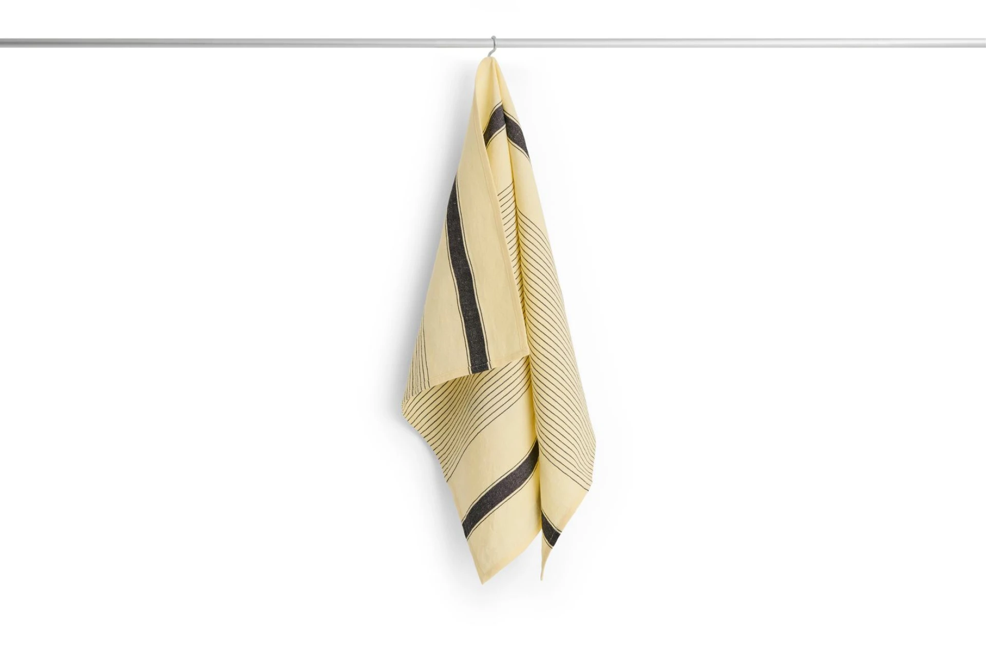Linear Tea Towel W52 x L80 Soft yellow