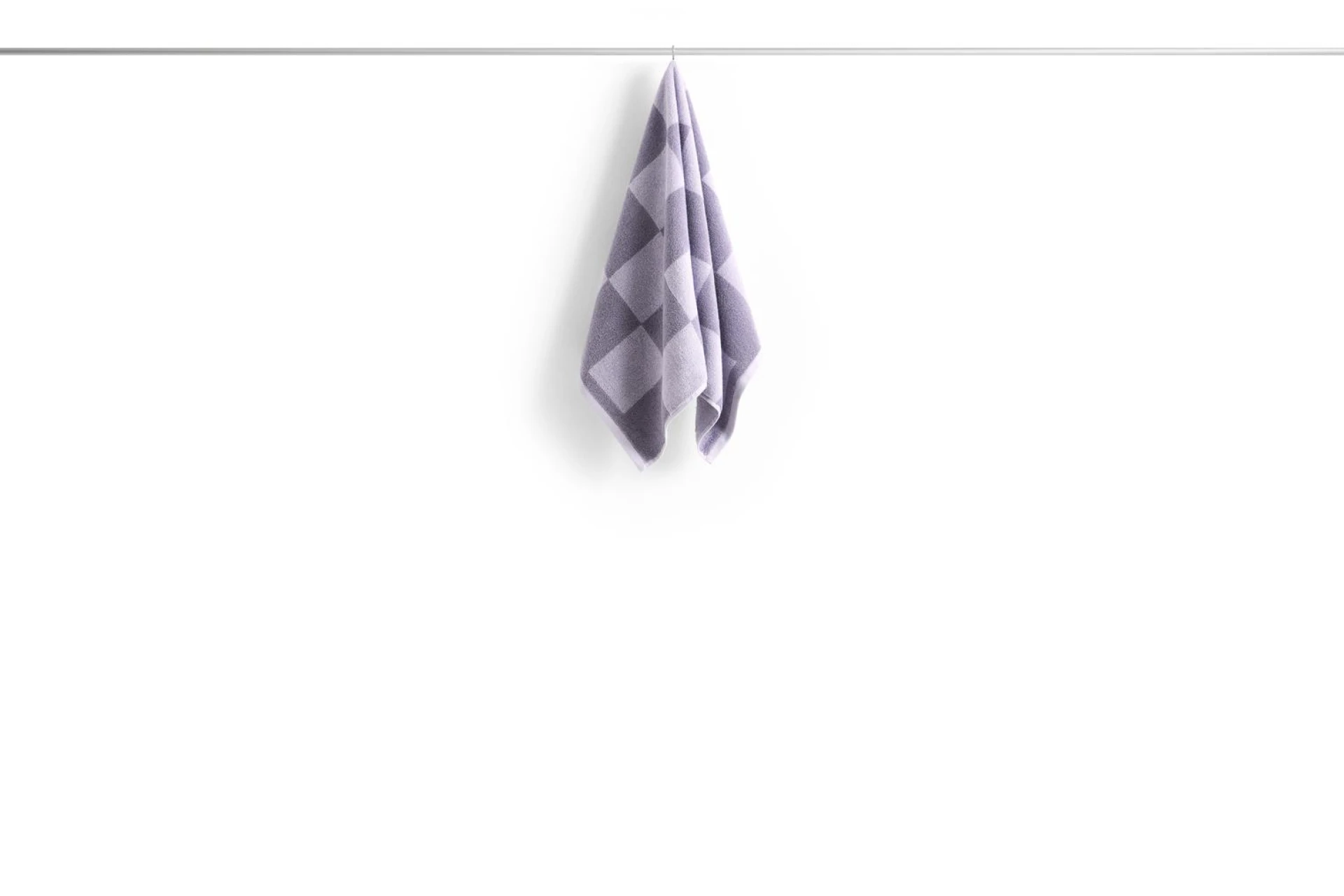 Check Hand Towel Lavender
