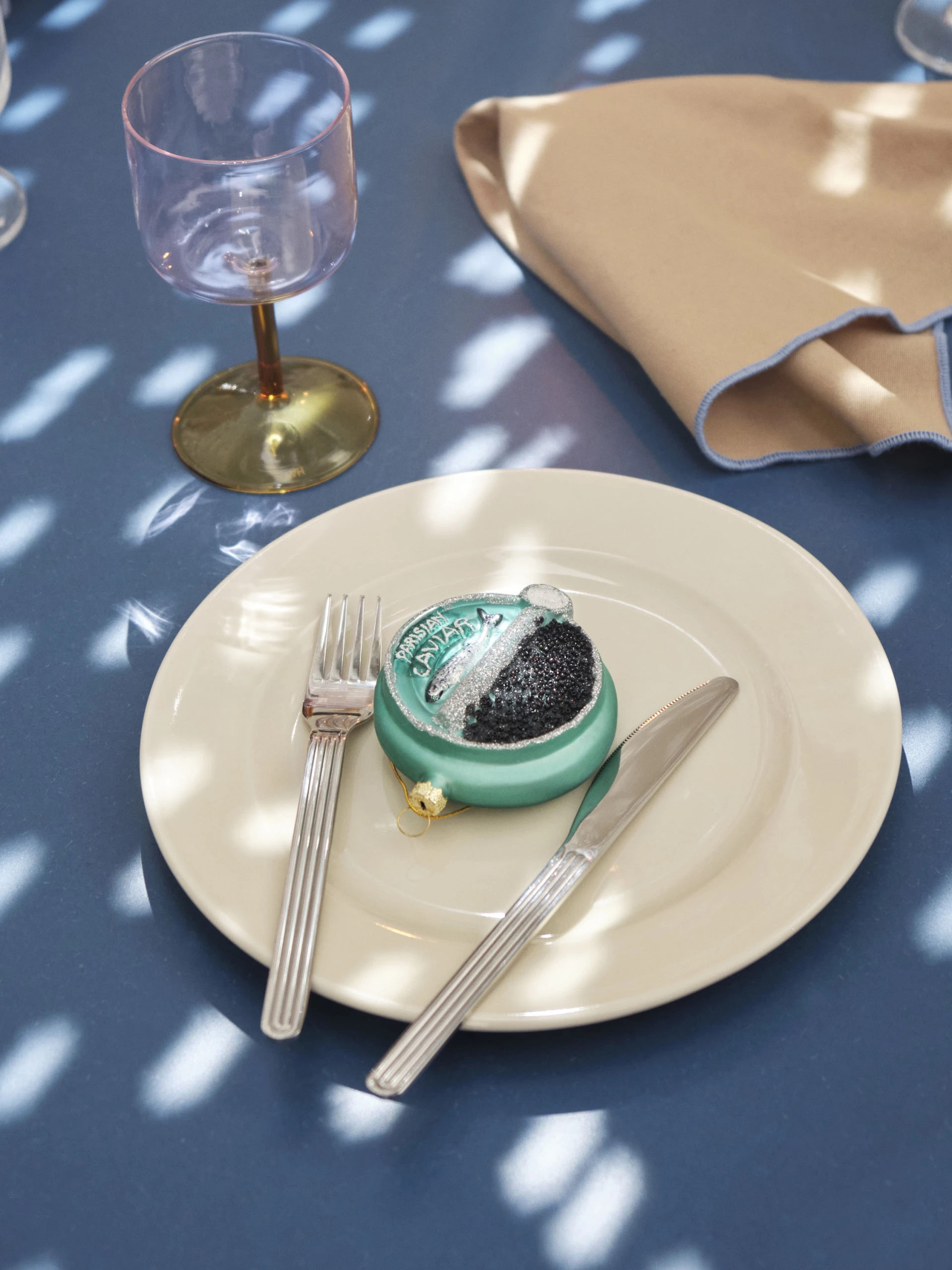 Tint Wine Glass Set of 2 Pink and yellow