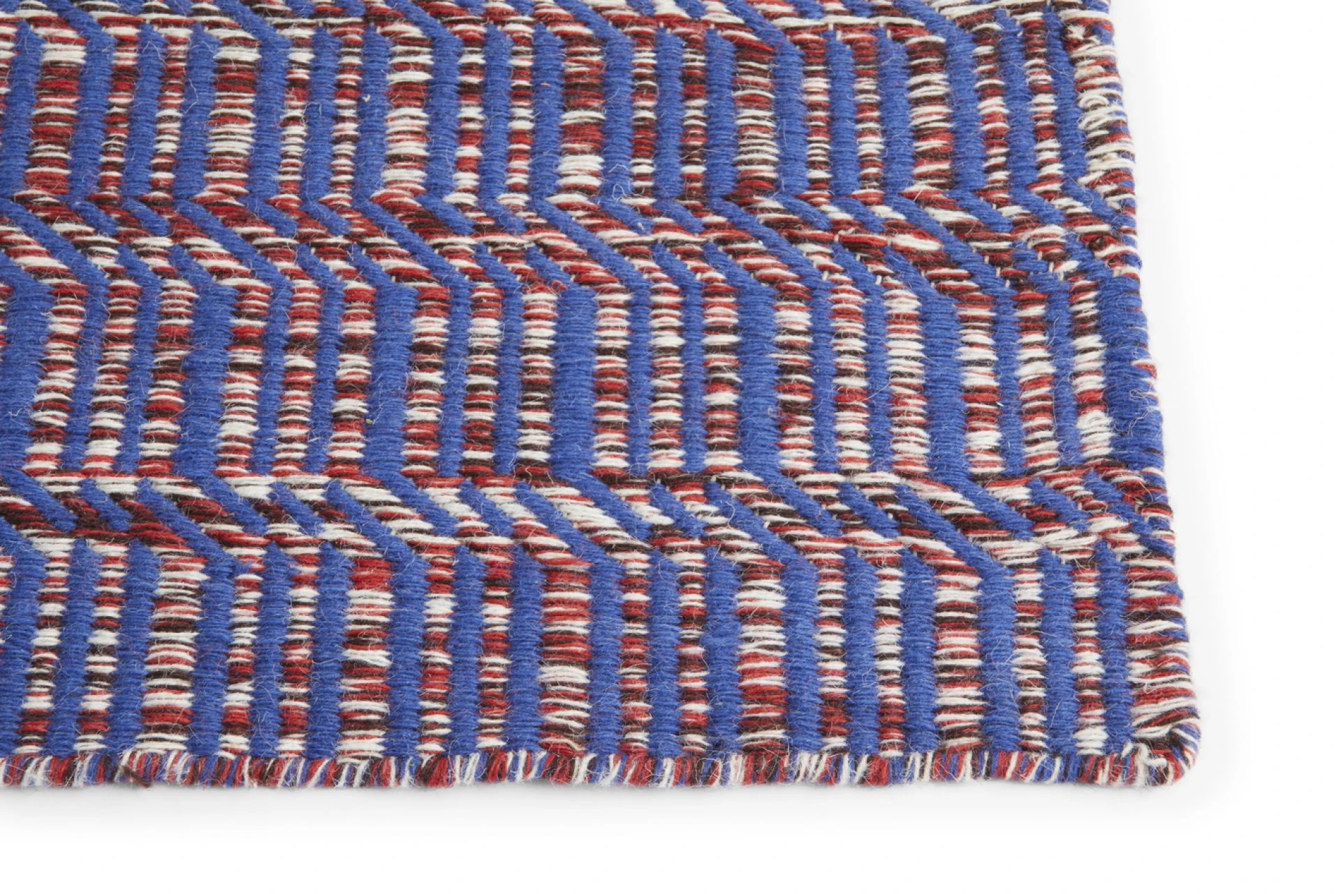 Radio Rug 140 x 200 Red, blue