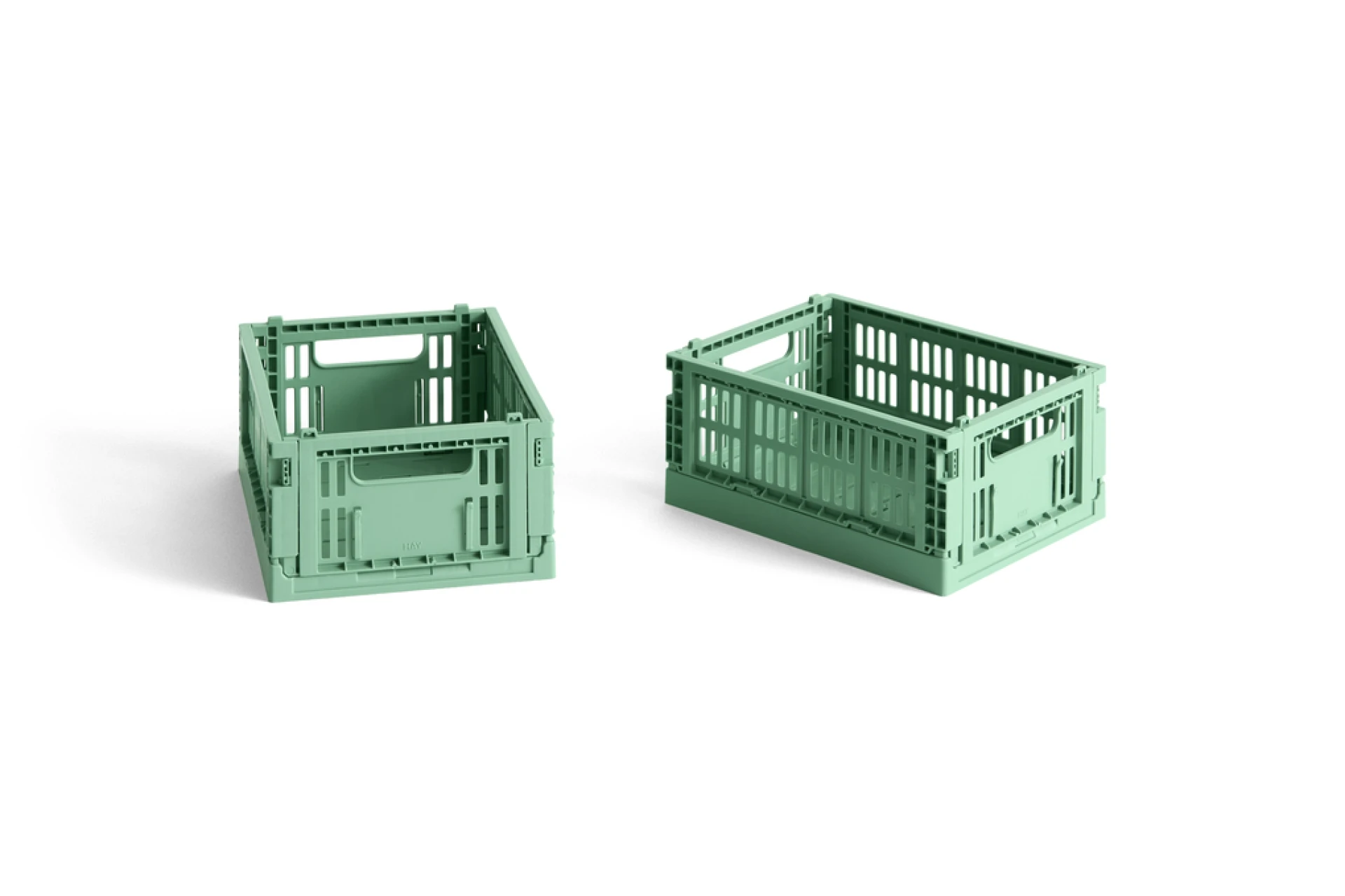 HAY Colour Crate Mini Set of 2 Dark mint