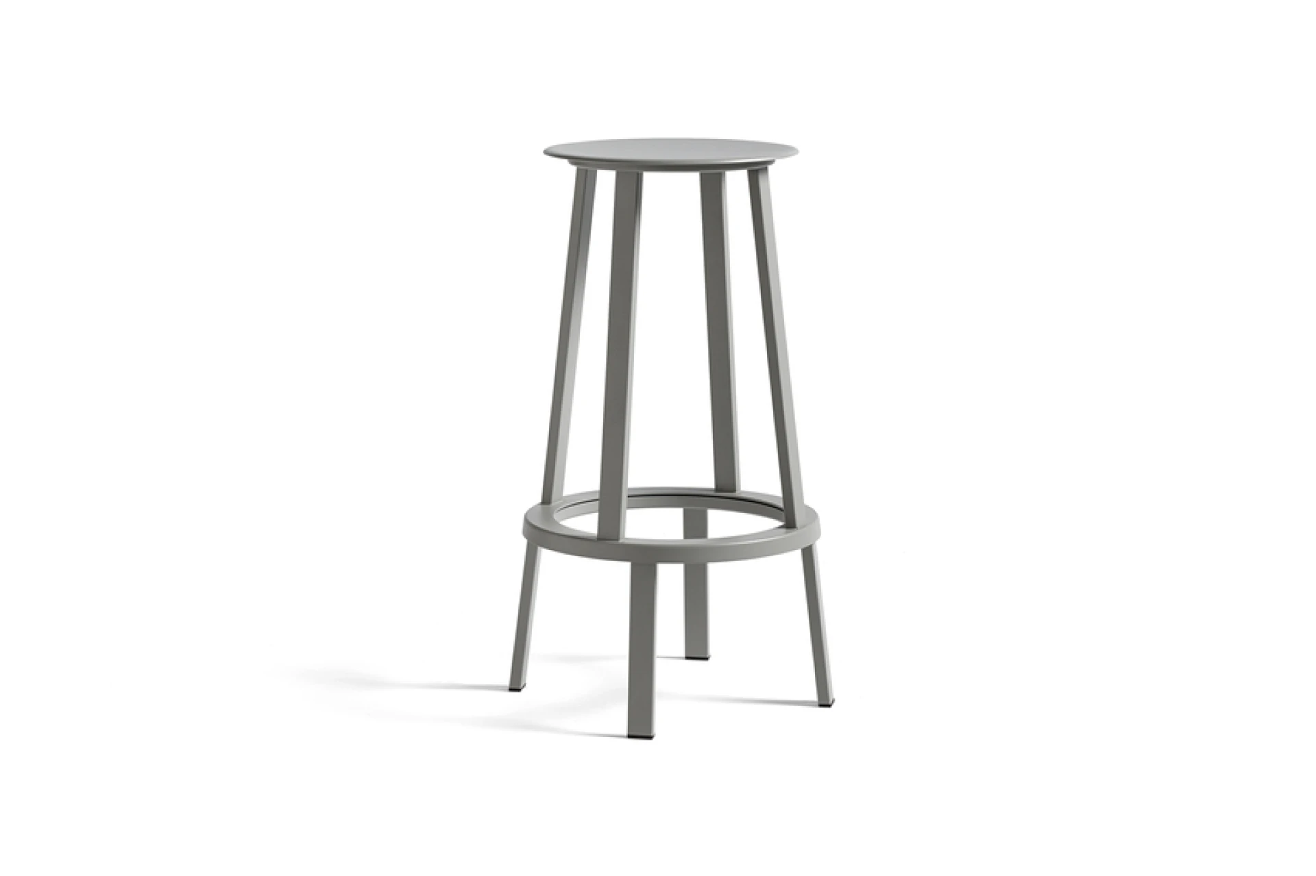 Revolver Bar Stool High H76 Sky grey