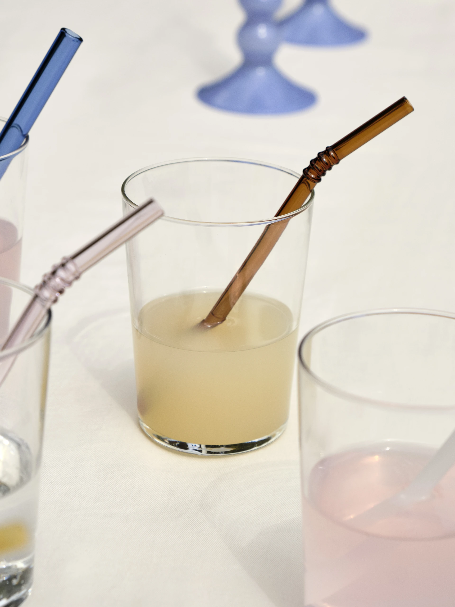 Glass L Clear Set of 4