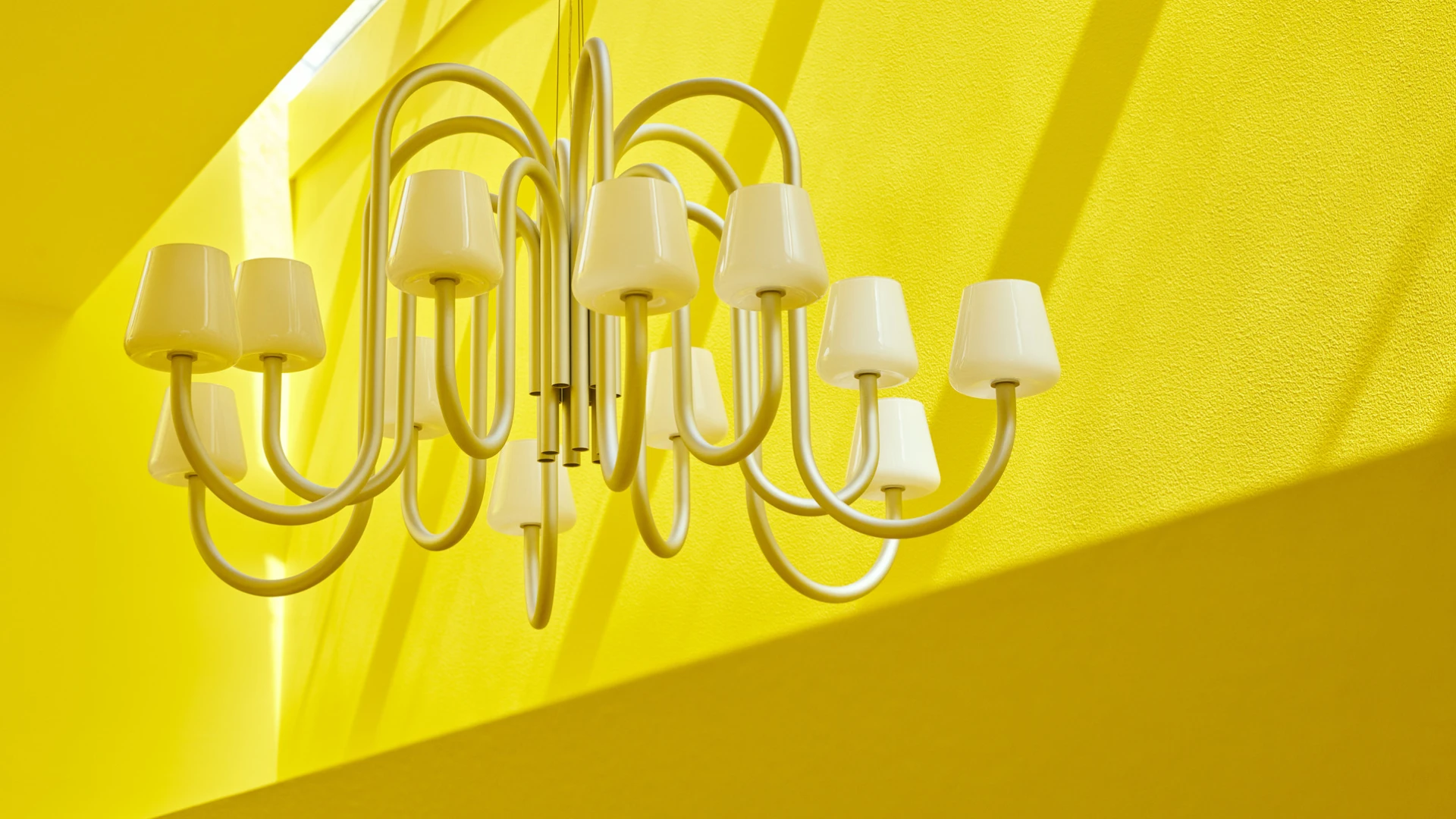 Apollo Chandelier 1065 White opal glass Apollo Chandelier 1065 White opal glass