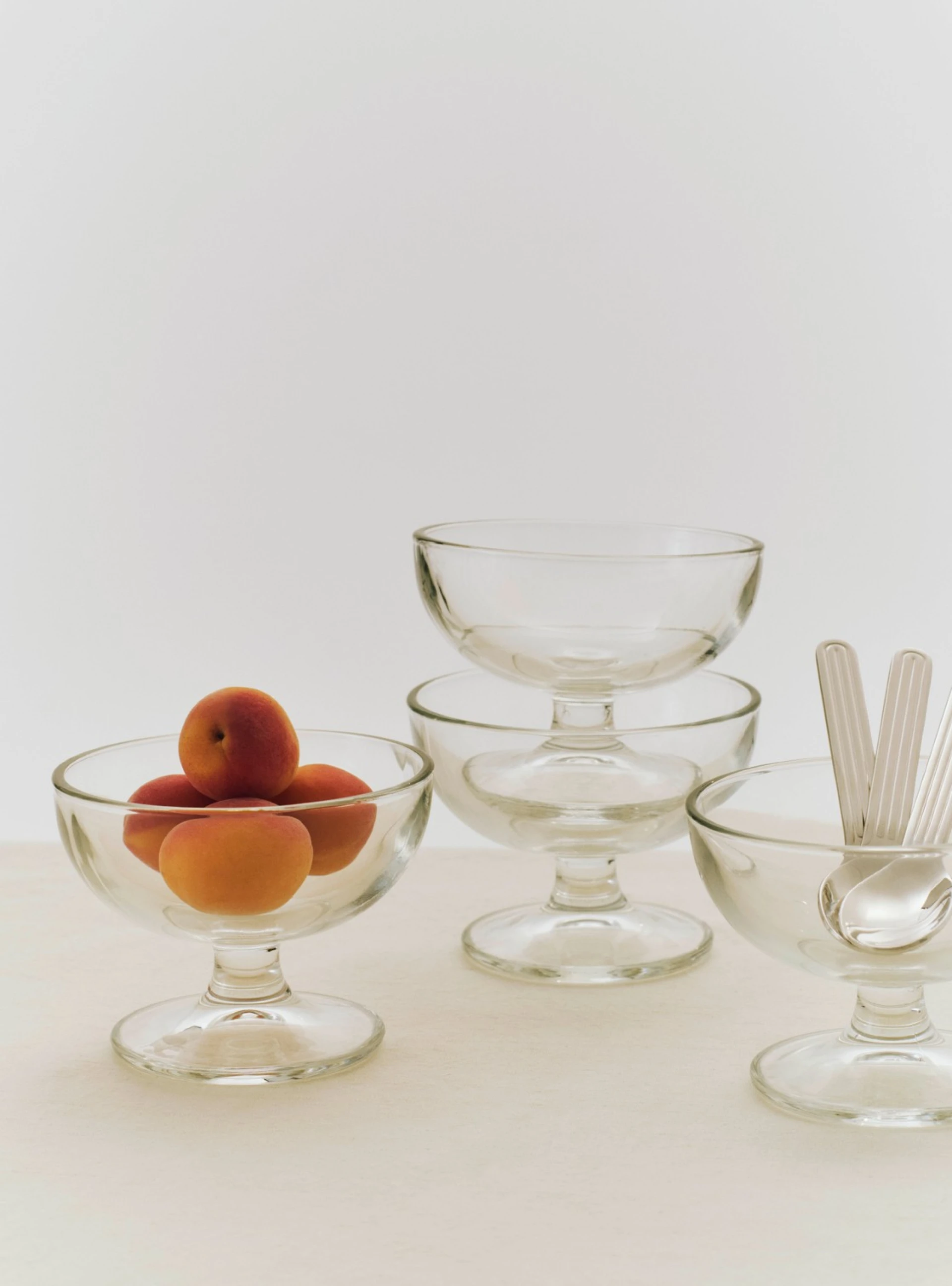 Glass Dessert Bowl Ø10,5 Clear