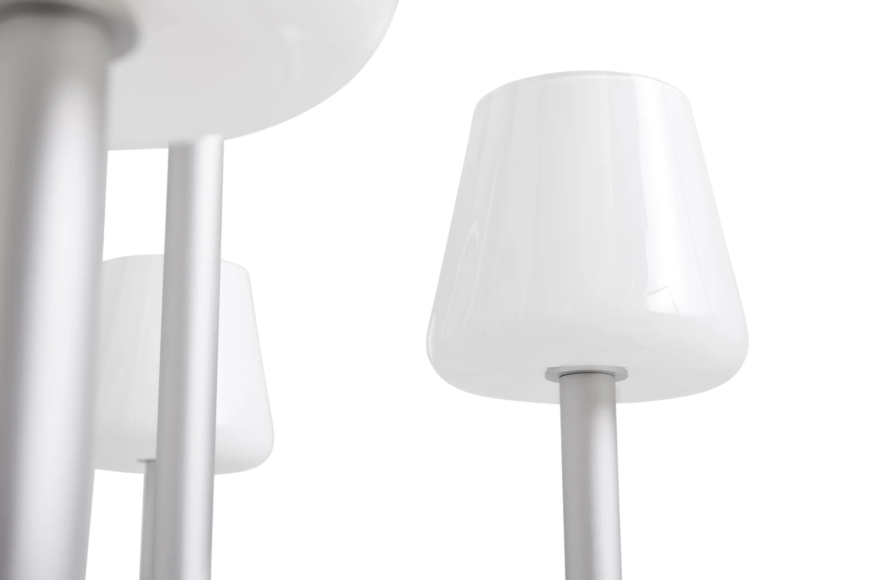 Apollo Chandelier 745 White opal glass