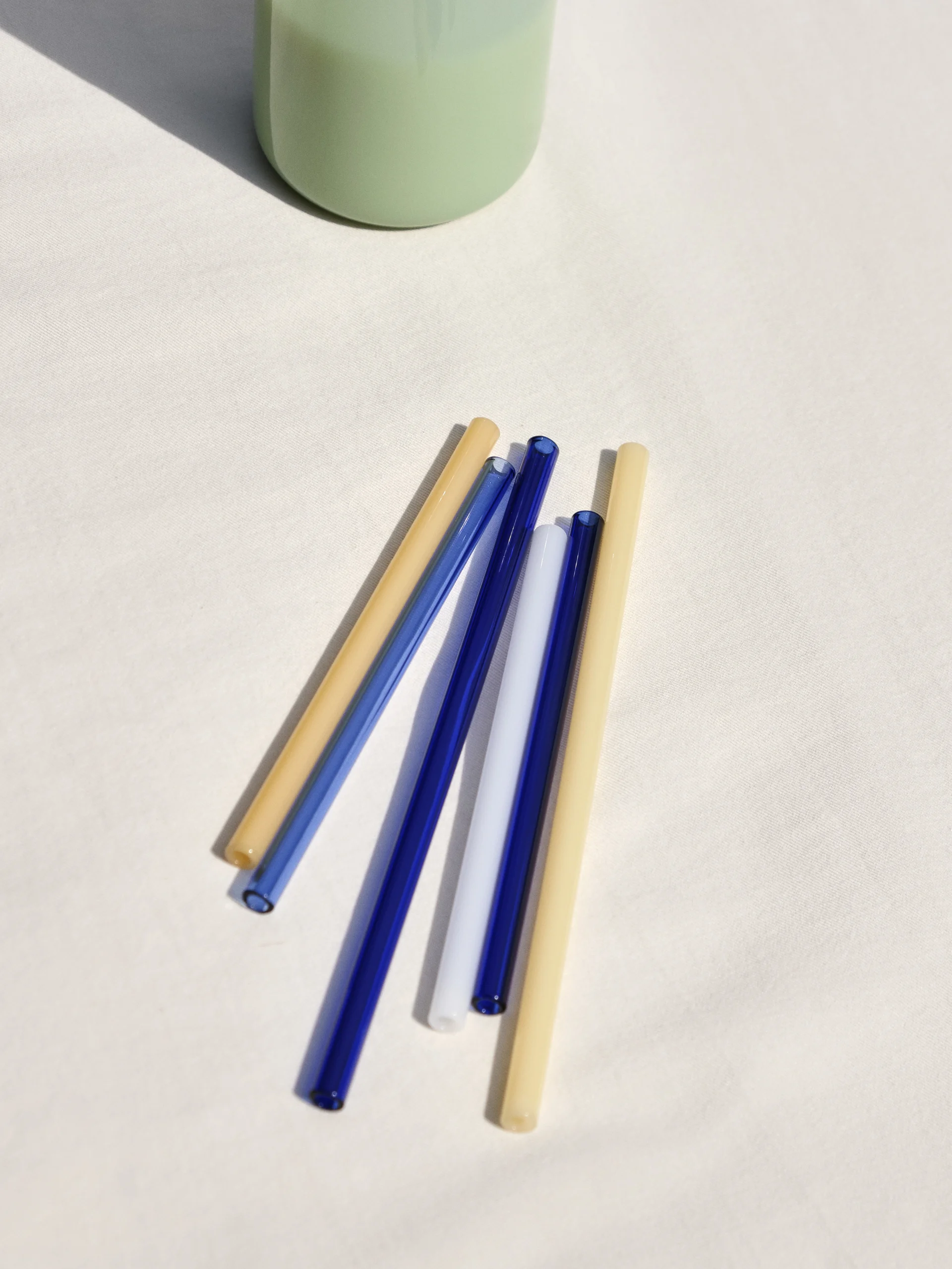 Sip Straight Straw Set of 4 Opaque mix