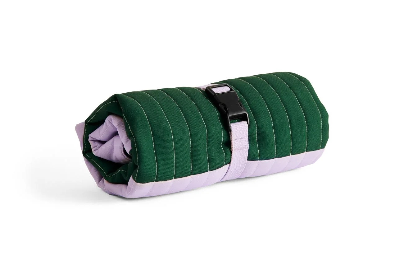 HAY Dogs Travel Blanket 80 x 80 Lavender, green and blue Quilted