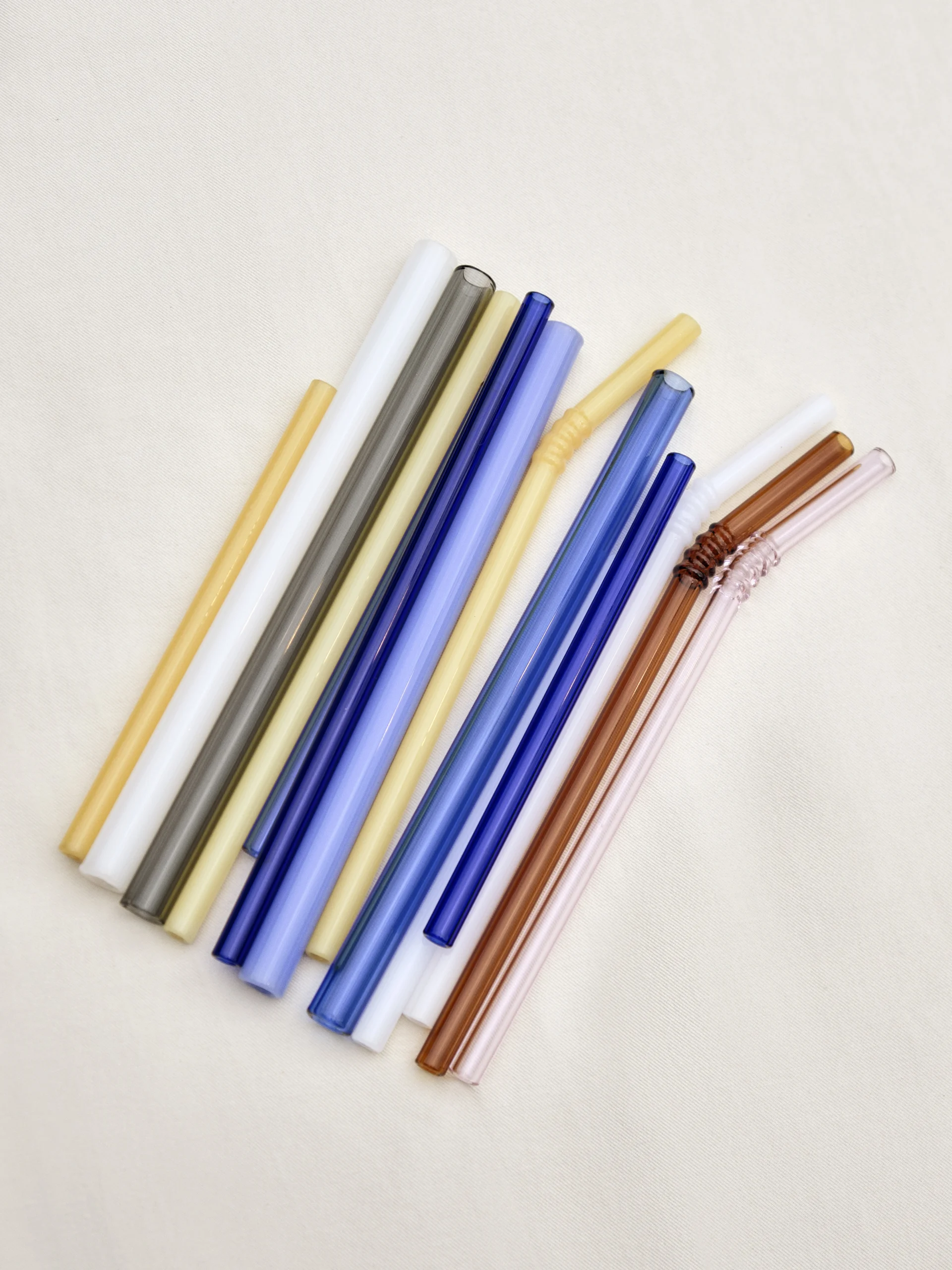 Sip Swirl Straw Set of 4 Opaque mix