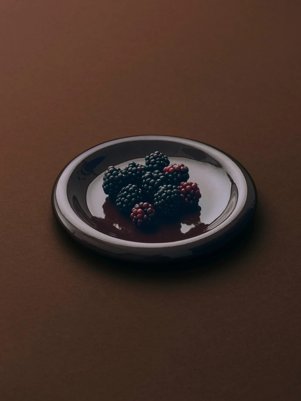 Barro Plate Set of 2 Ø18 Burgundy