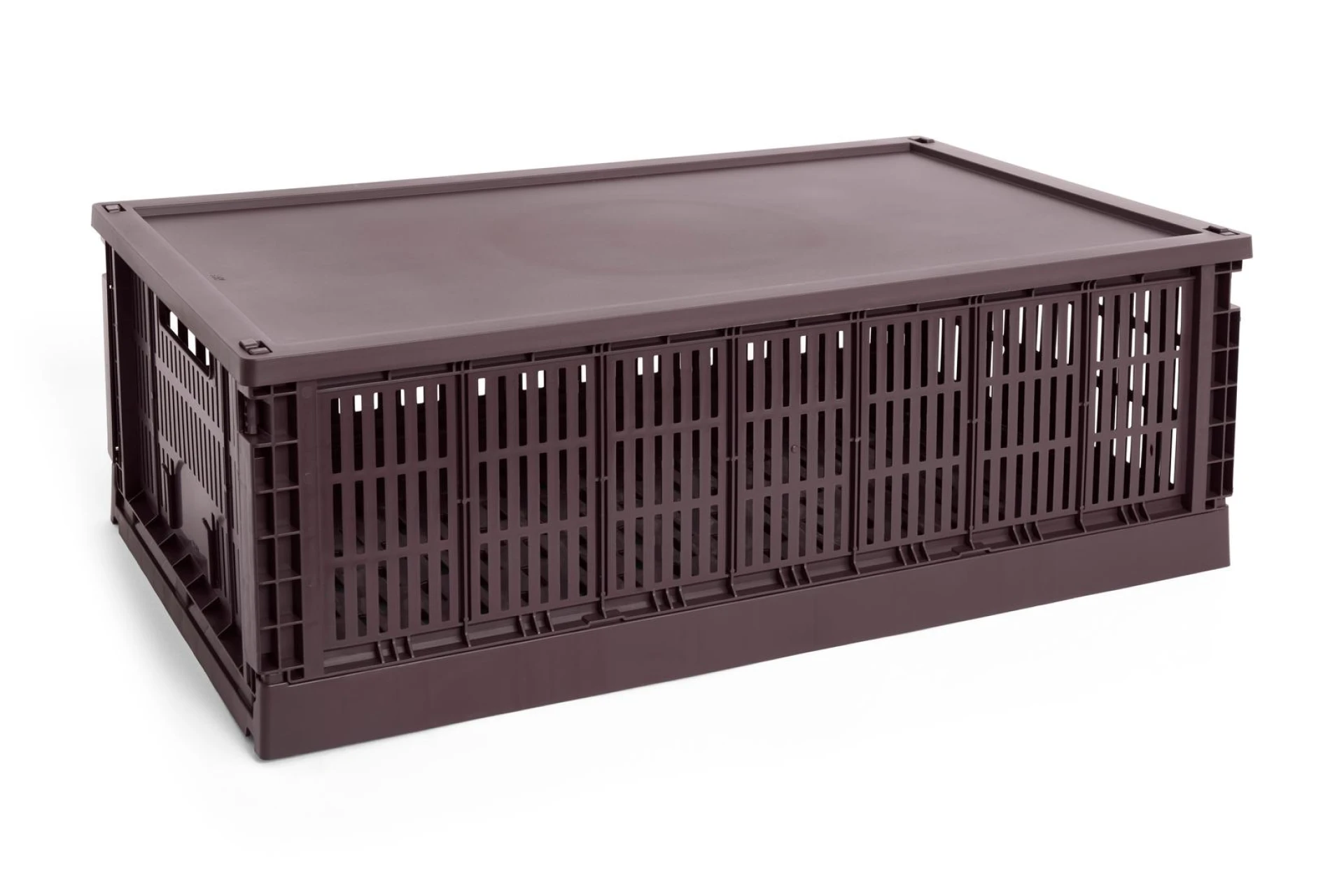 HAY Colour Crate Lid Plastic X-Large Bordeaux