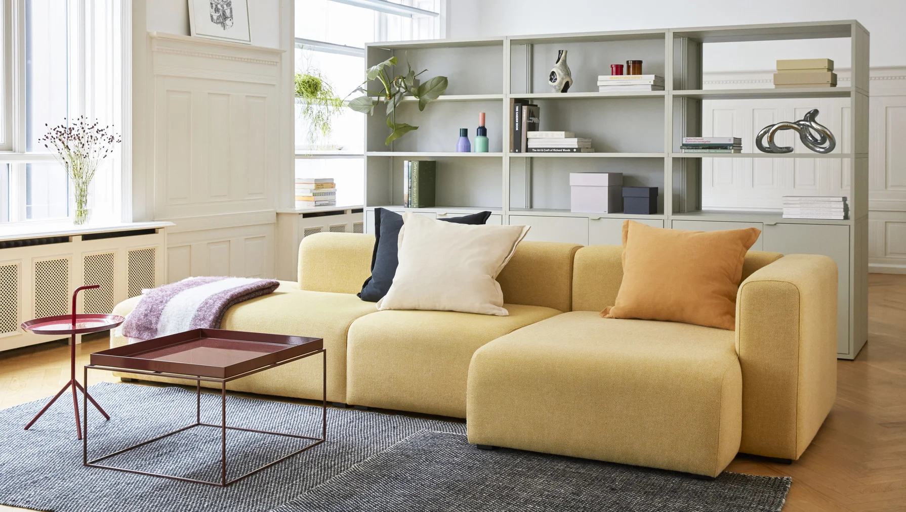 Tray Coffee Table L60 x W60 Chocolate high gloss