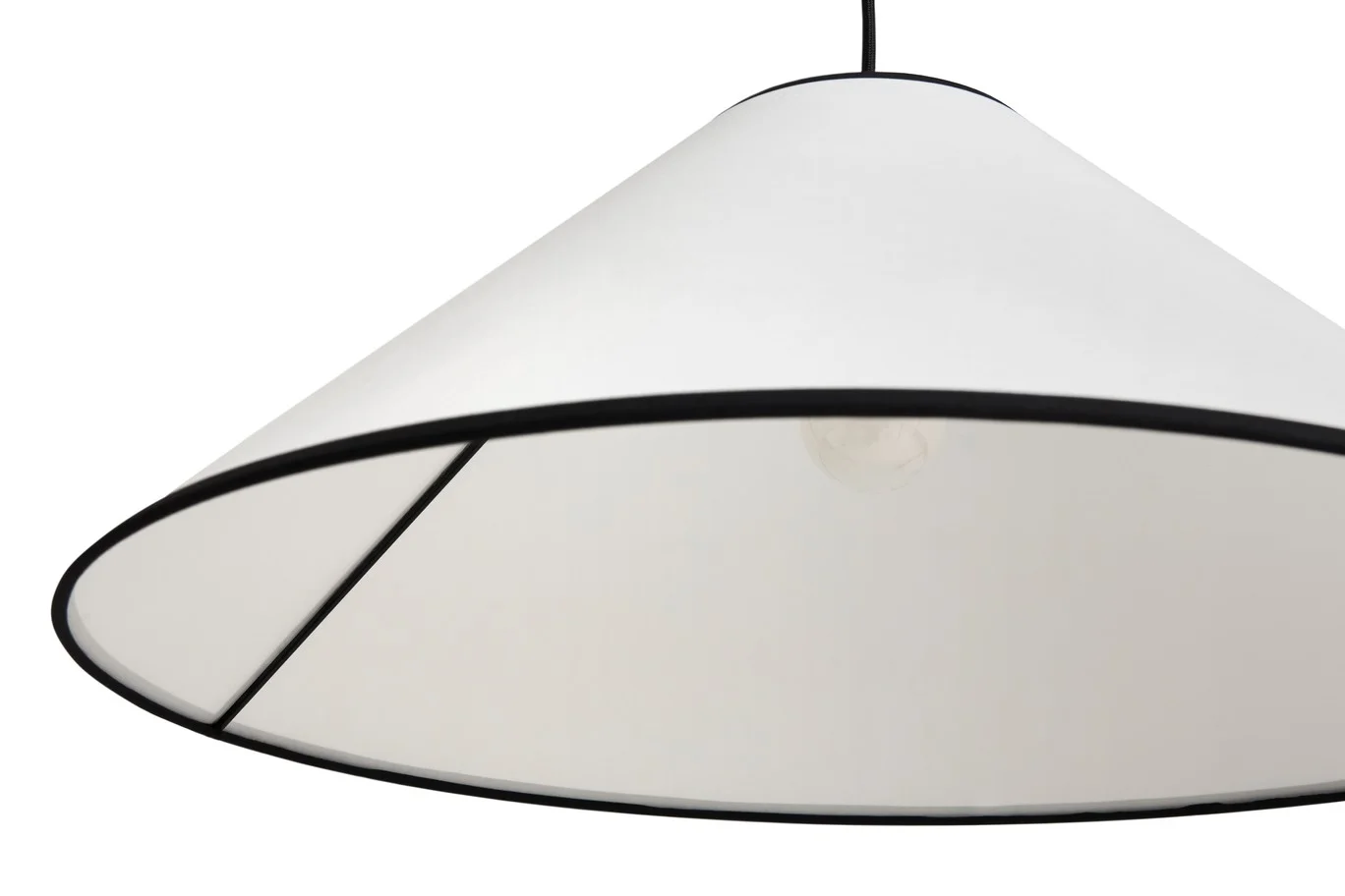 Ava Cone Pendant 500 White