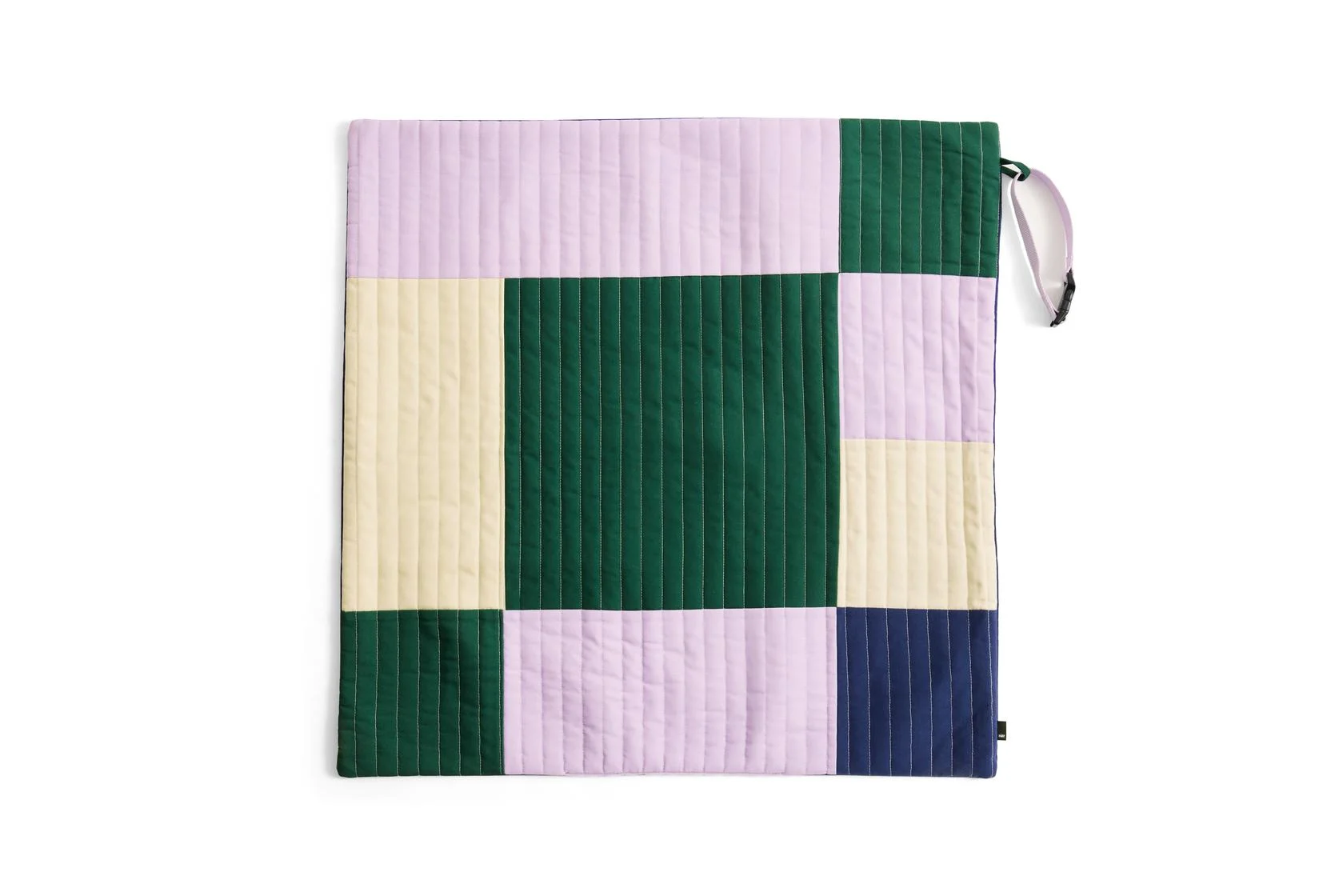 HAY Dogs Travel Blanket 80 x 80 Lavender, green and blue Quilted