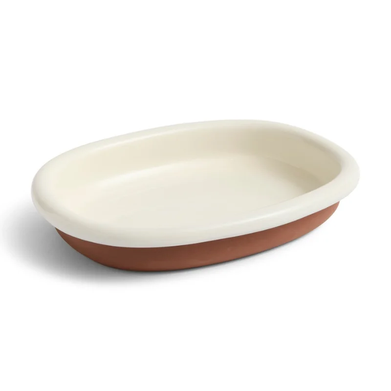 Barro Oval Dish Large Off-white