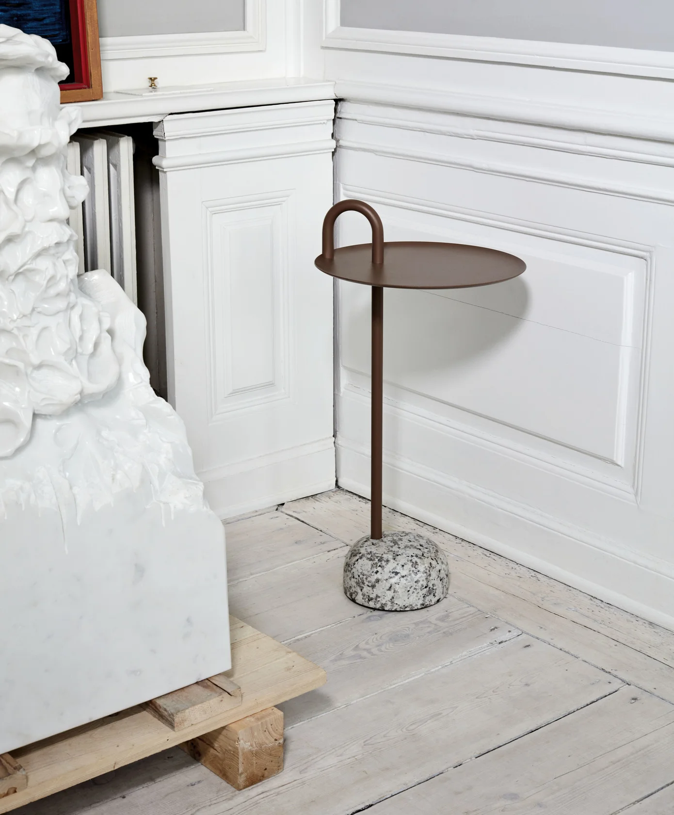 Bowler Side Table Pale brown