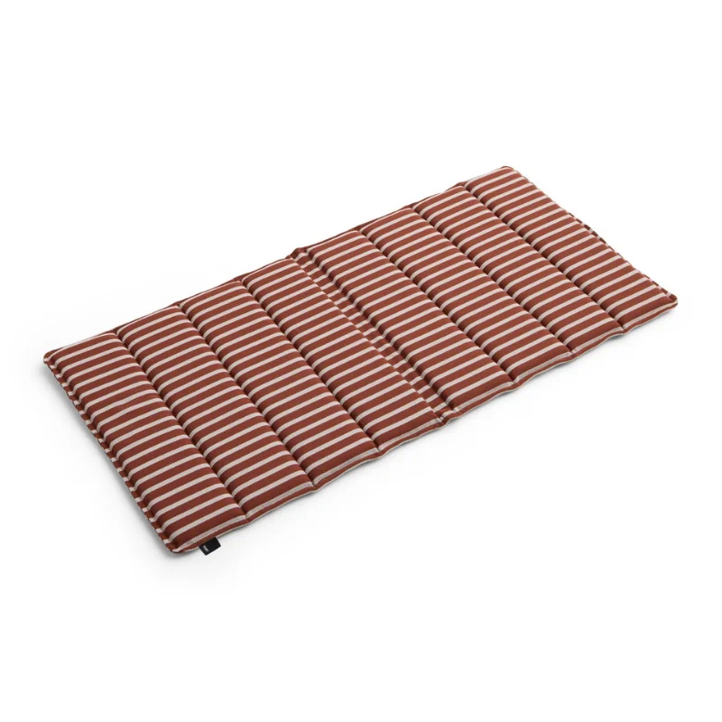 Terrazza Folding Seat Cushion 82 x 40 Terracotta bold stripe