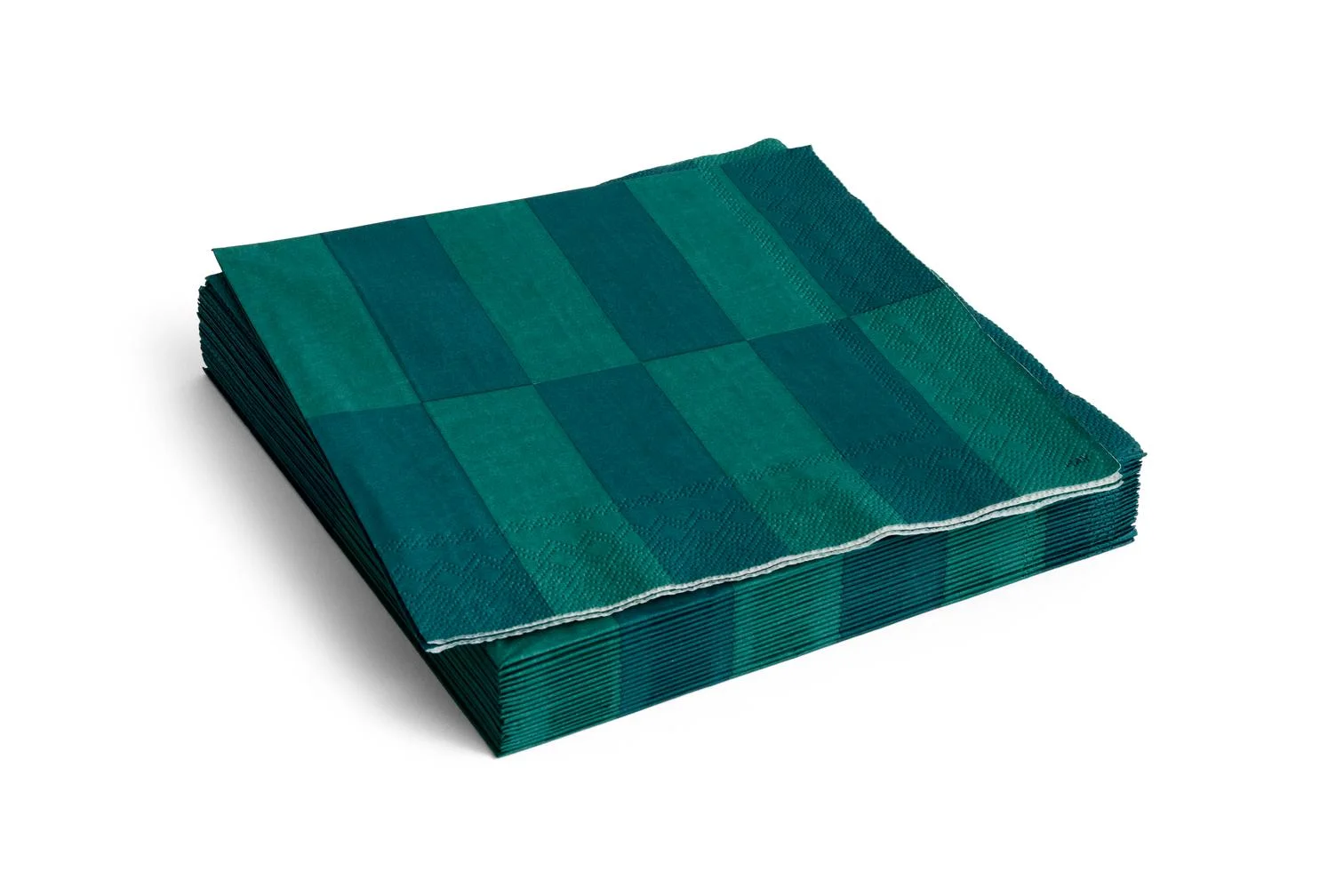 Pattern Napkins Set of 20 Dinner Green and dark green