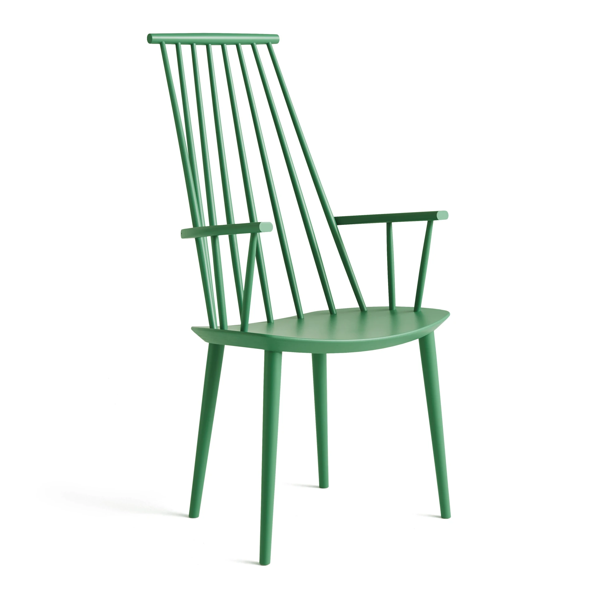 J110 Chair Beech Jade green