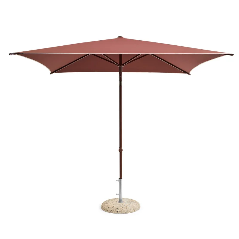 Terrazza Parasol Square Off-white and burgundy
