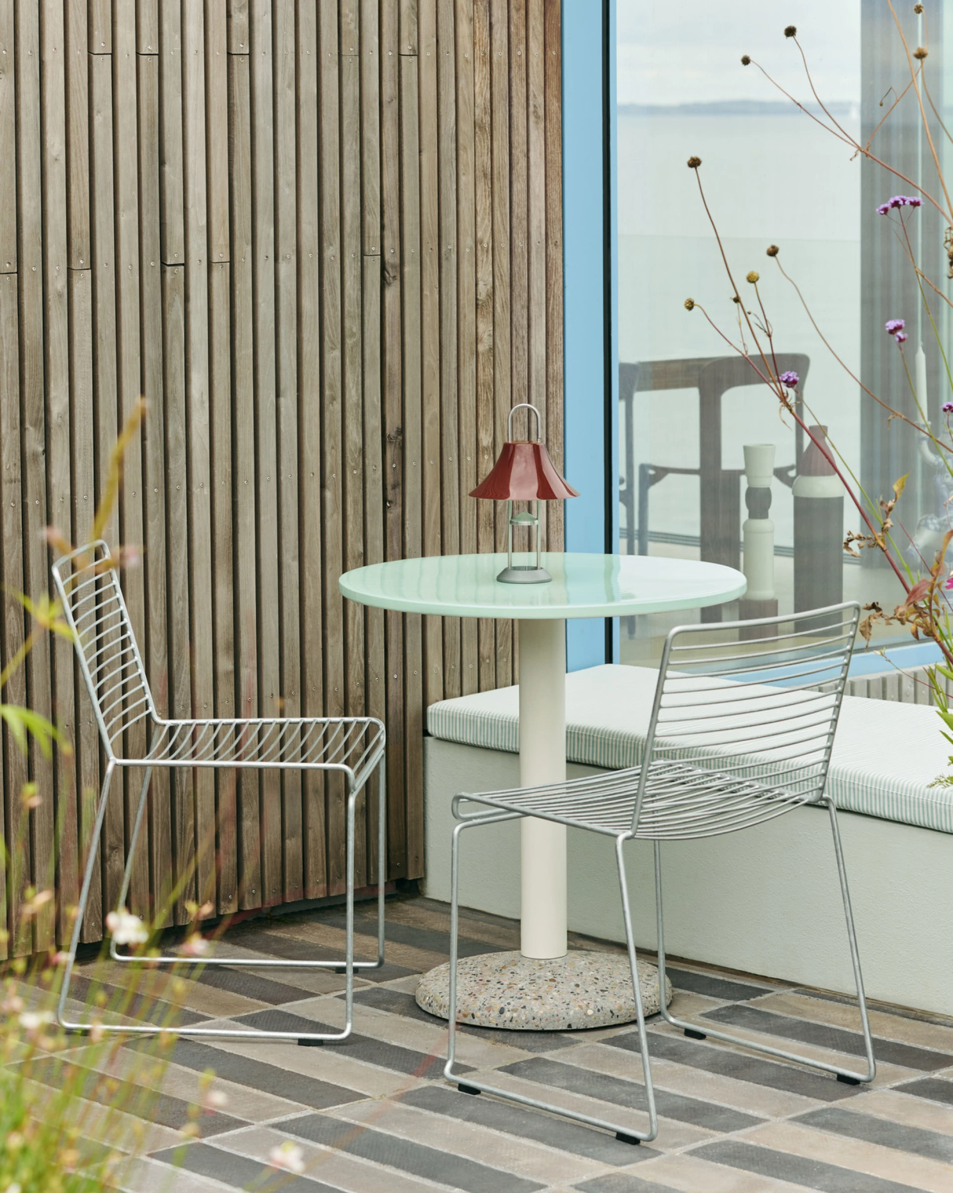 Ceramic Table Ø70 x H73 Light mint
