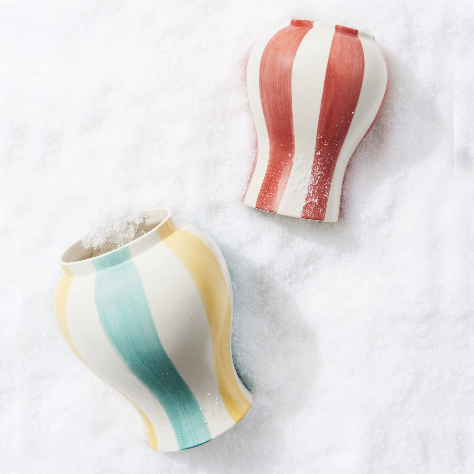 Sobremesa Stripe Vase S Red Sobremesa Stripe Vase S Red