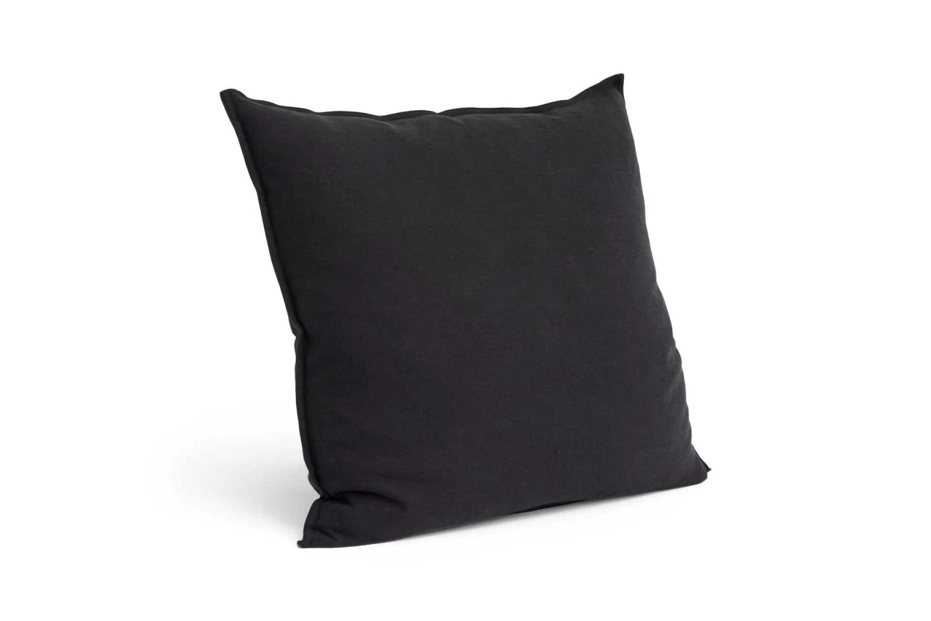 Linen Cushion 60 x 60 Blue, black
