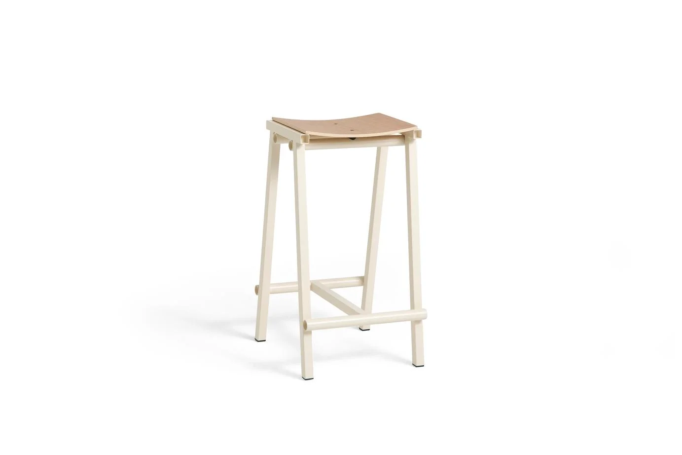 Taburete 8 Bar Stool Low Eggshell OUTLET