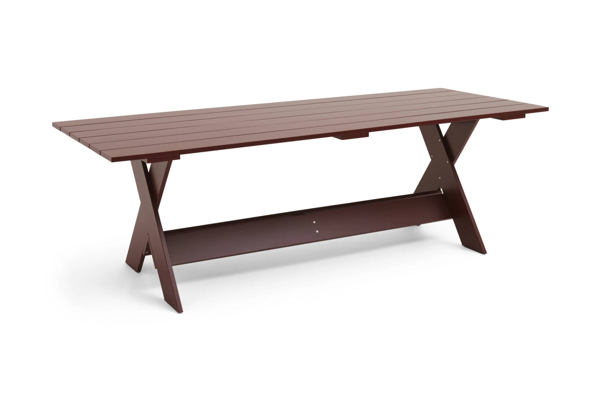 Crate Dining Table L230 Iron red