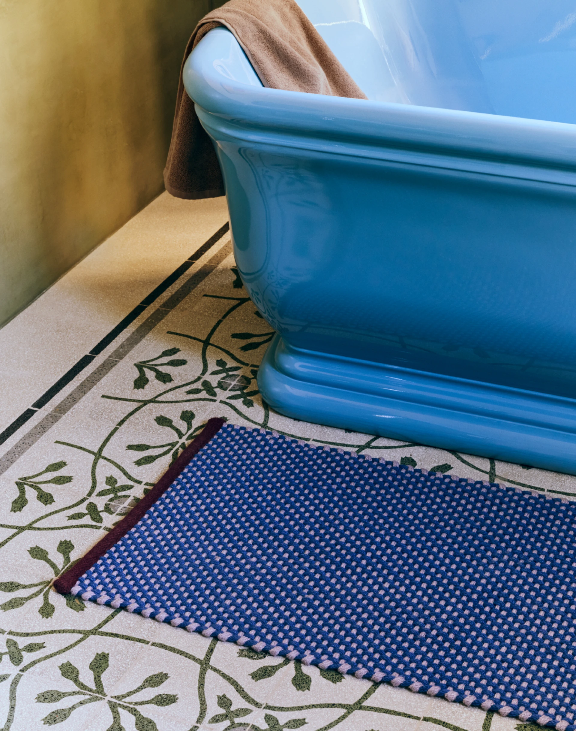 Door Mat Long Royal blue 