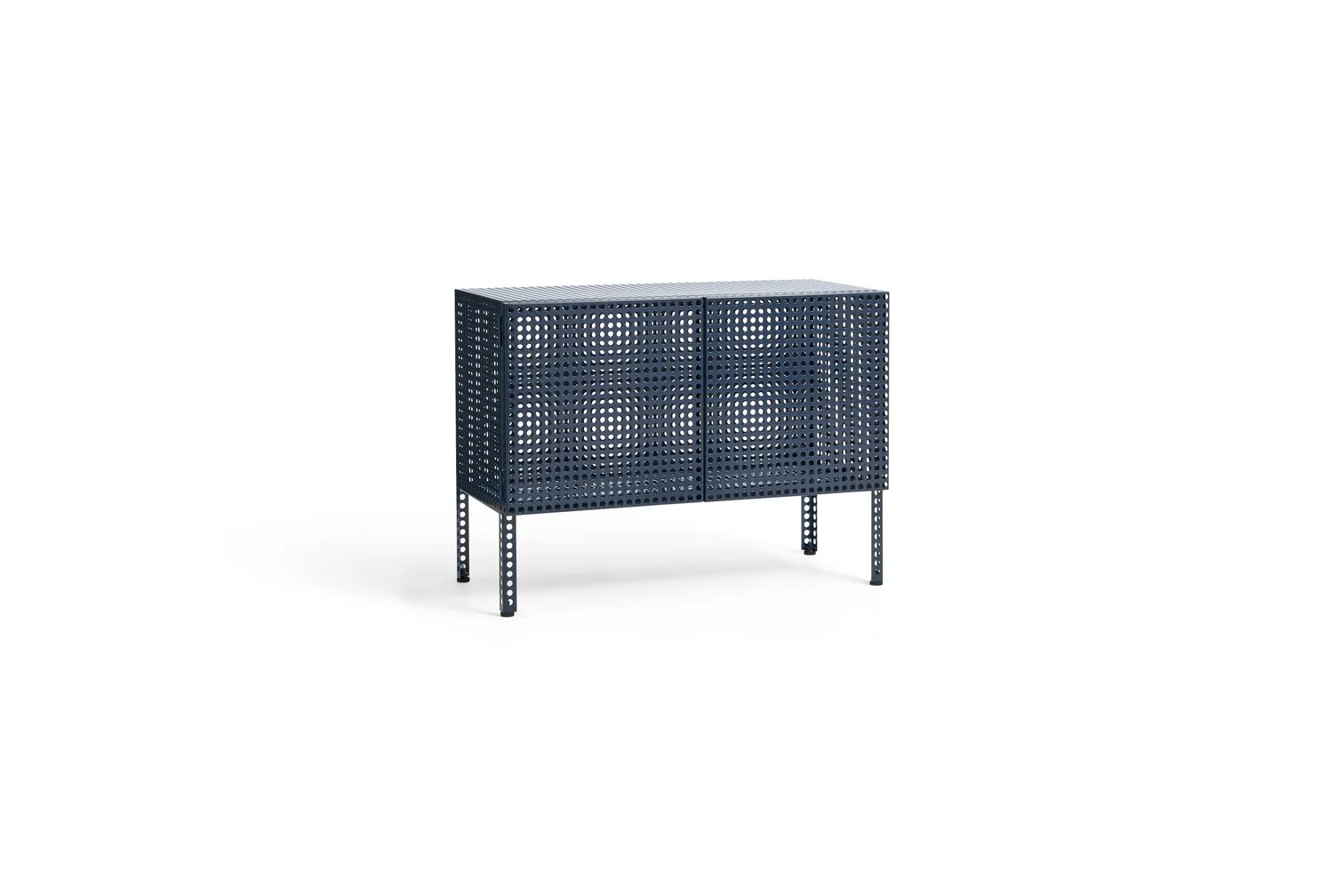 Perforated Cabinet Floor Small Steel blue