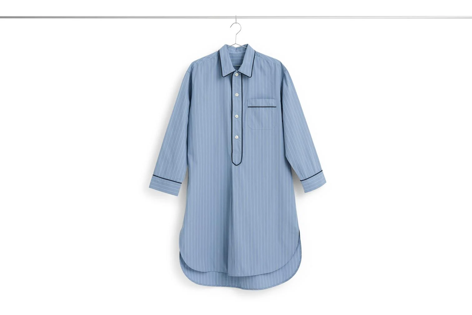 Fineline Long Nightshirt S/M Blue