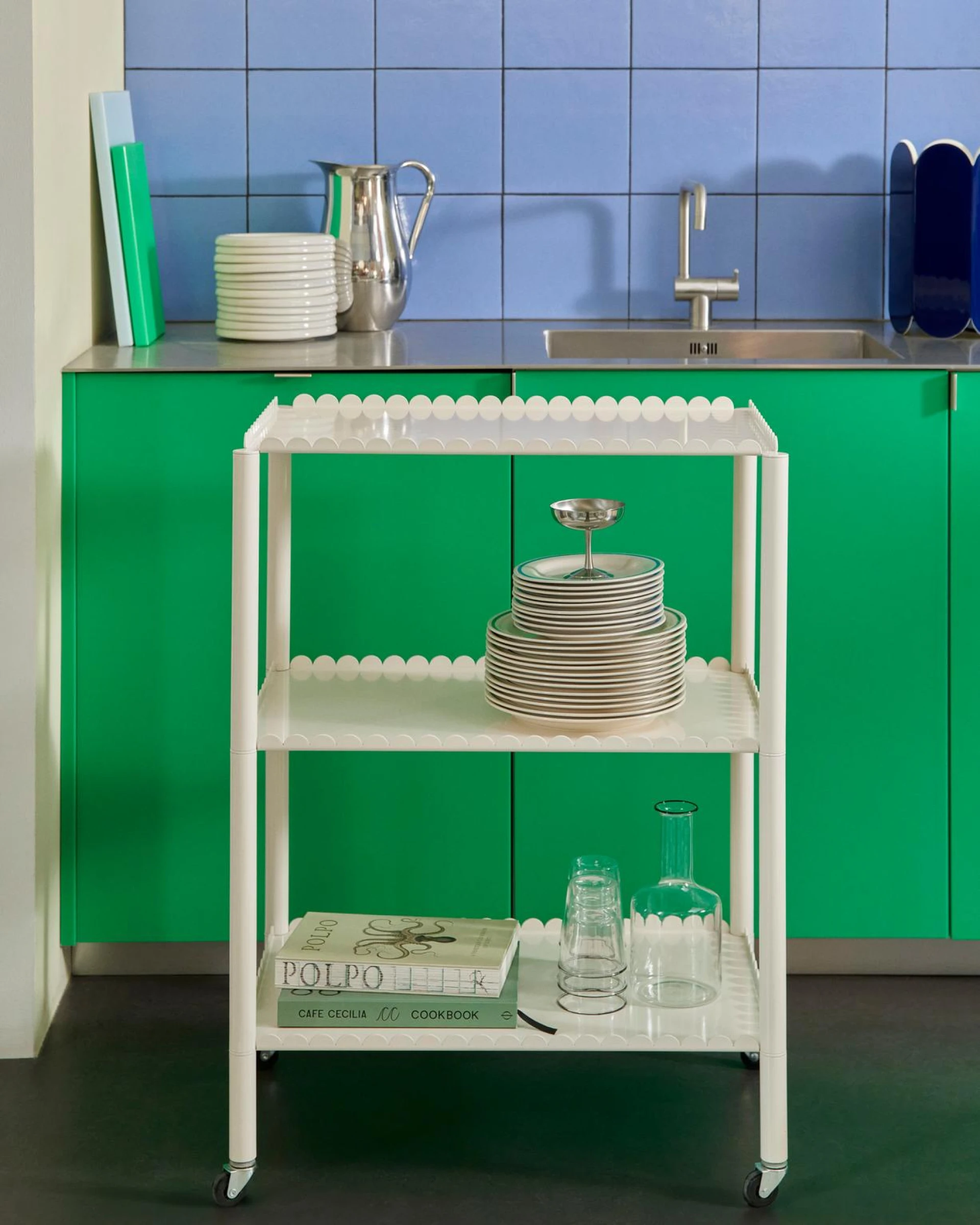 Arcs Trolley High Eggshell