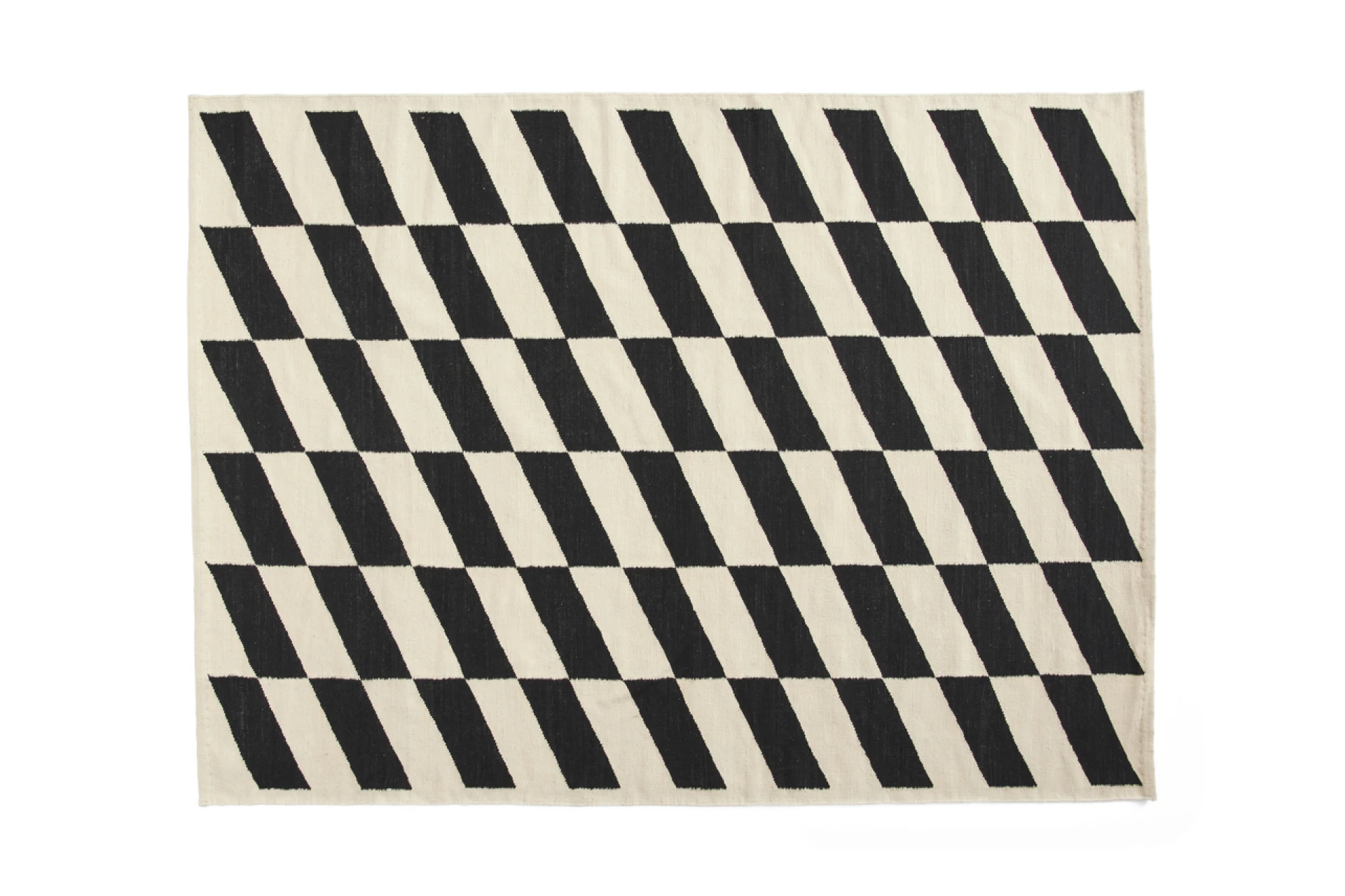 Shift Kelim Rug Black 170 x 240
