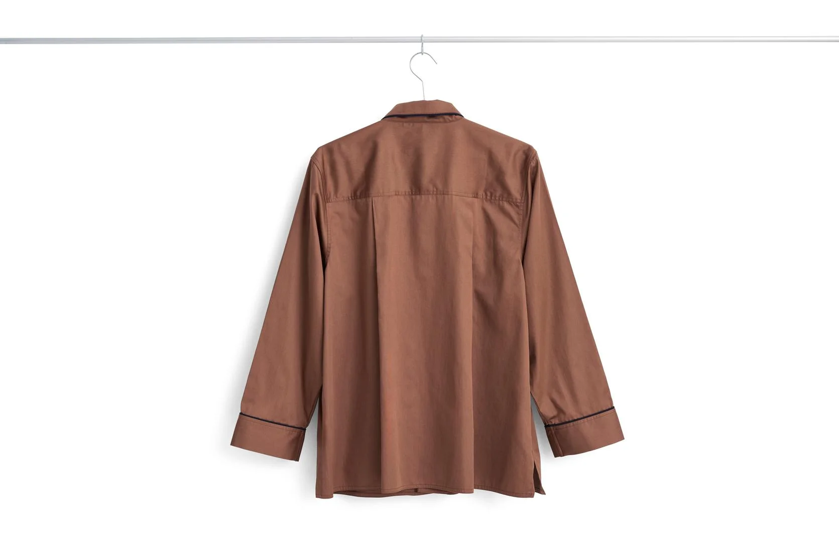 Outline Pyjama L/S Shirt XS/S Milk chocolate