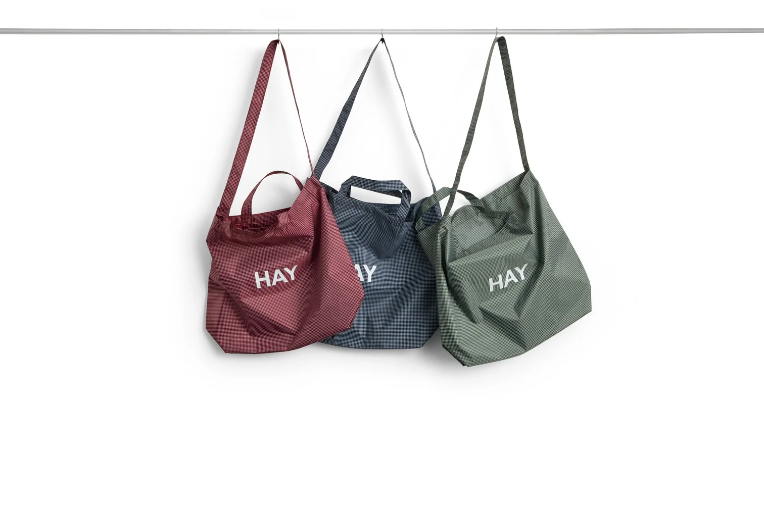 Grid Crossover Bag Medium Dark green