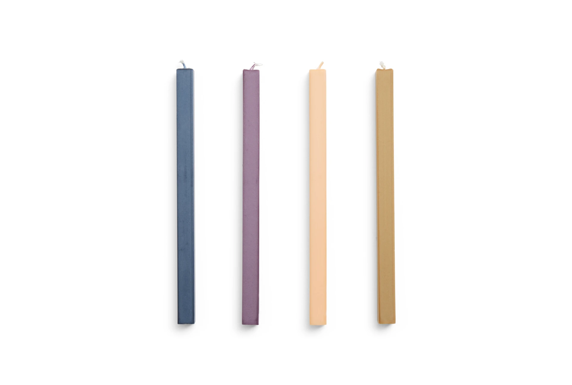 Square Candle Dark Set of 4