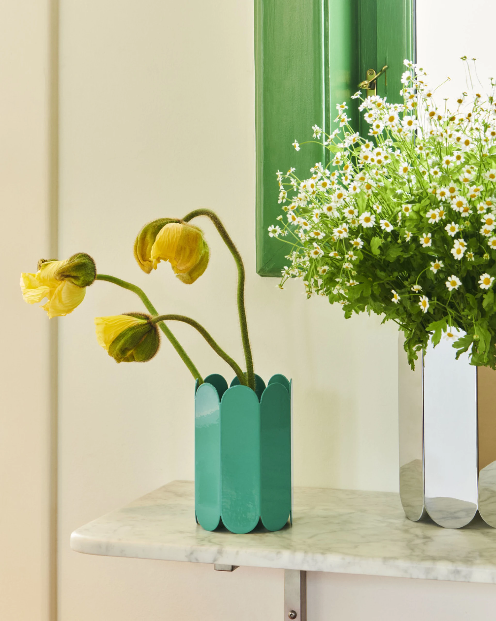 Arcs Vase Small Green
