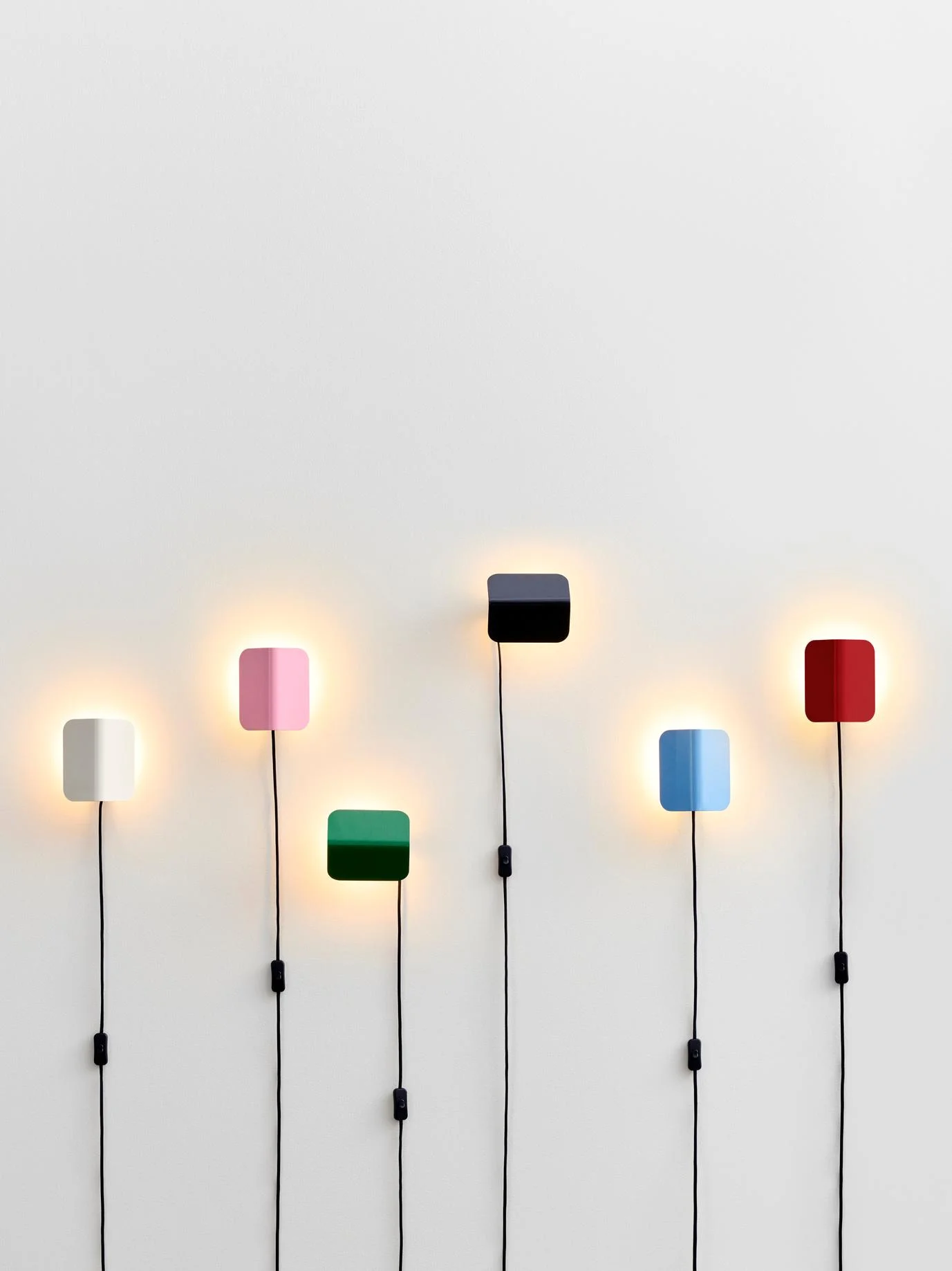 Apex Wall Lamp Maroon red
