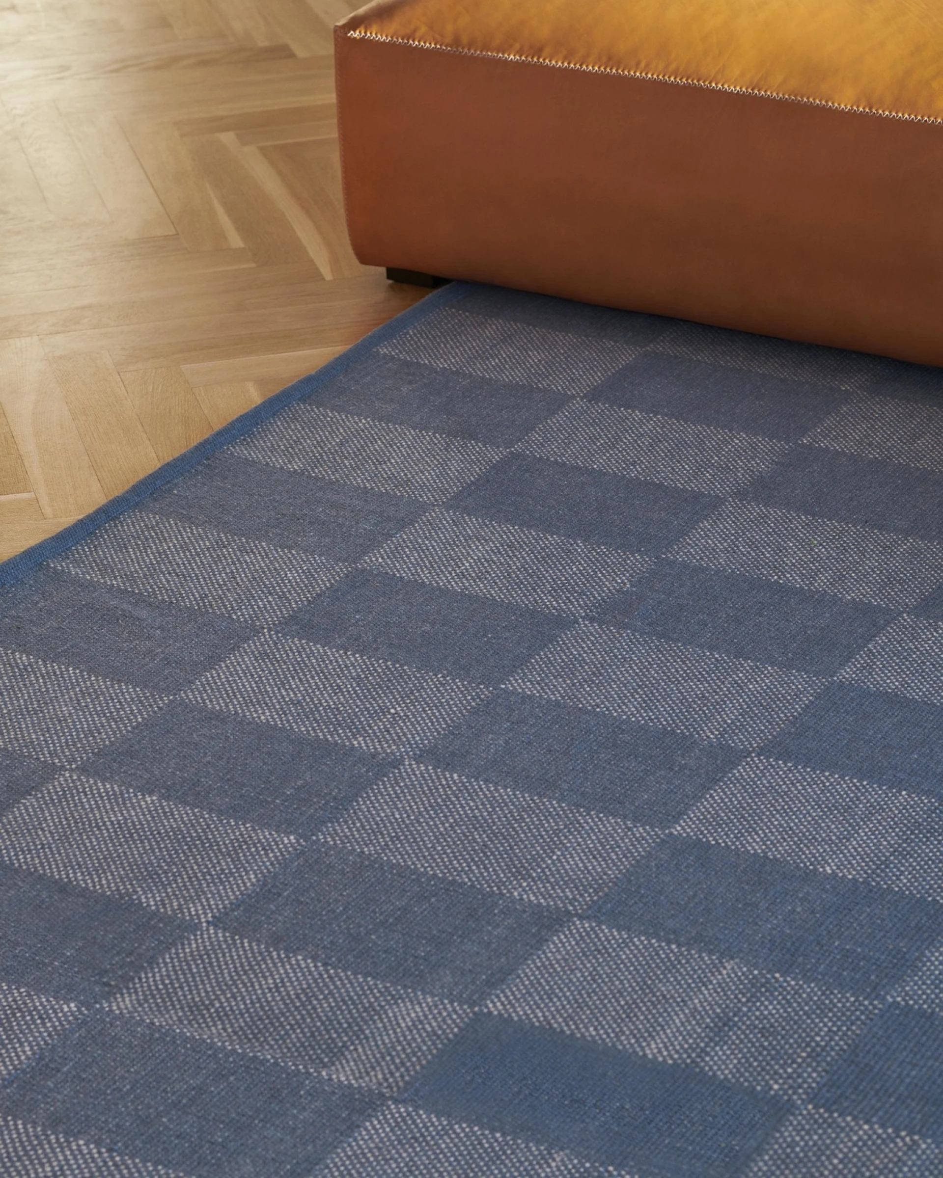 Check Rug 170 x 240 Light blue S Check